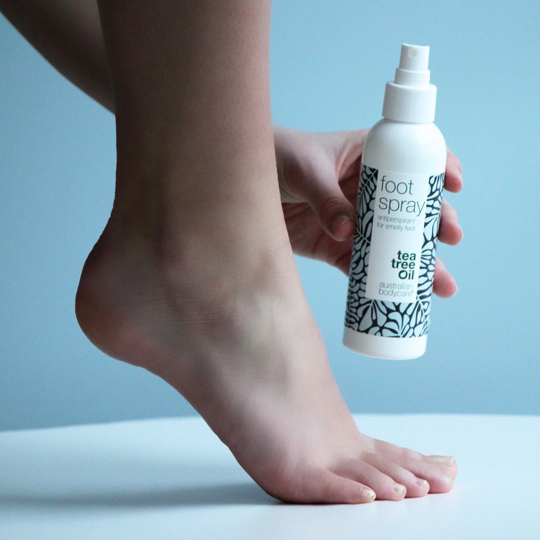 Spray para los pies sudorosos y malolientes - Spray antitranspirante para los dedos de los pies y los pies sudorosos y malolientes.