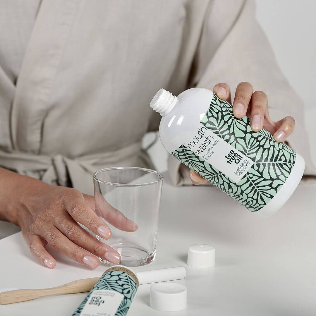 Regalo para el abuelo - Cuidado bucal 5 productos con Aceite de Árbol de Té