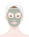 Mascarilla facial para pieles con impurezas y acné