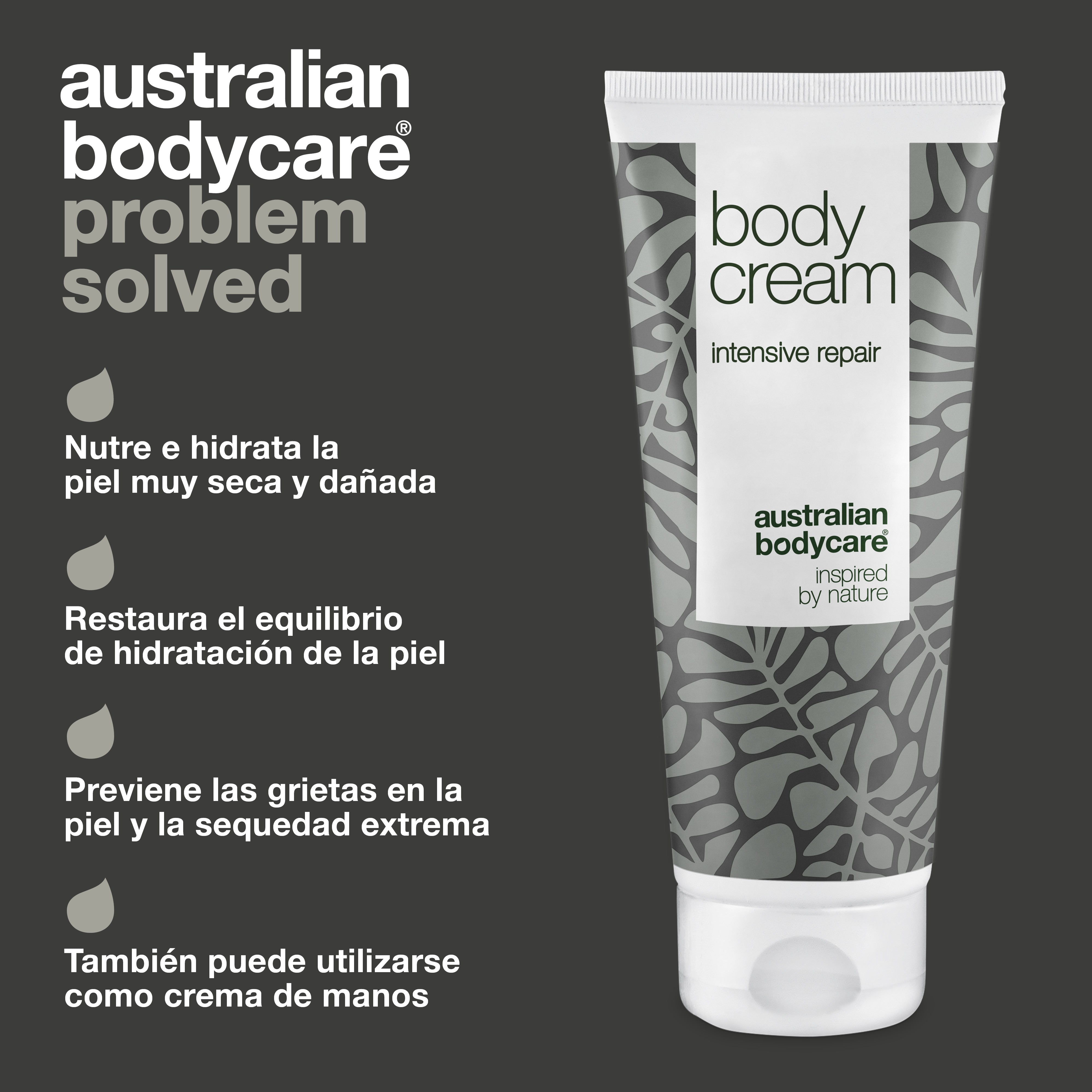 Crema Corporal para pieles muy secas y con picores — Hidratante corporal intensiva para pieles dañadas, muy secas y con picores