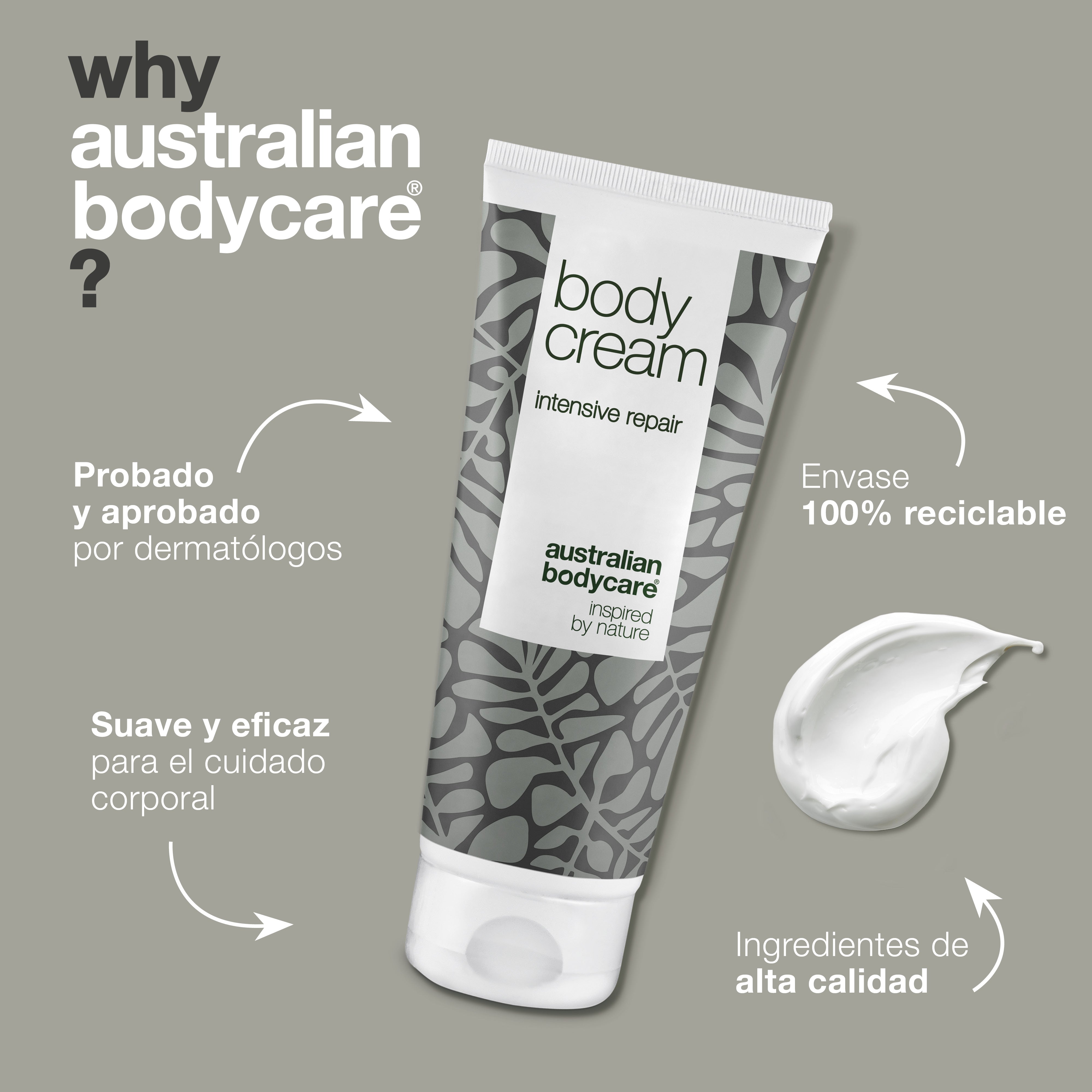 Crema Corporal para pieles muy secas y con picores — Hidratante corporal intensiva para pieles dañadas, muy secas y con picores