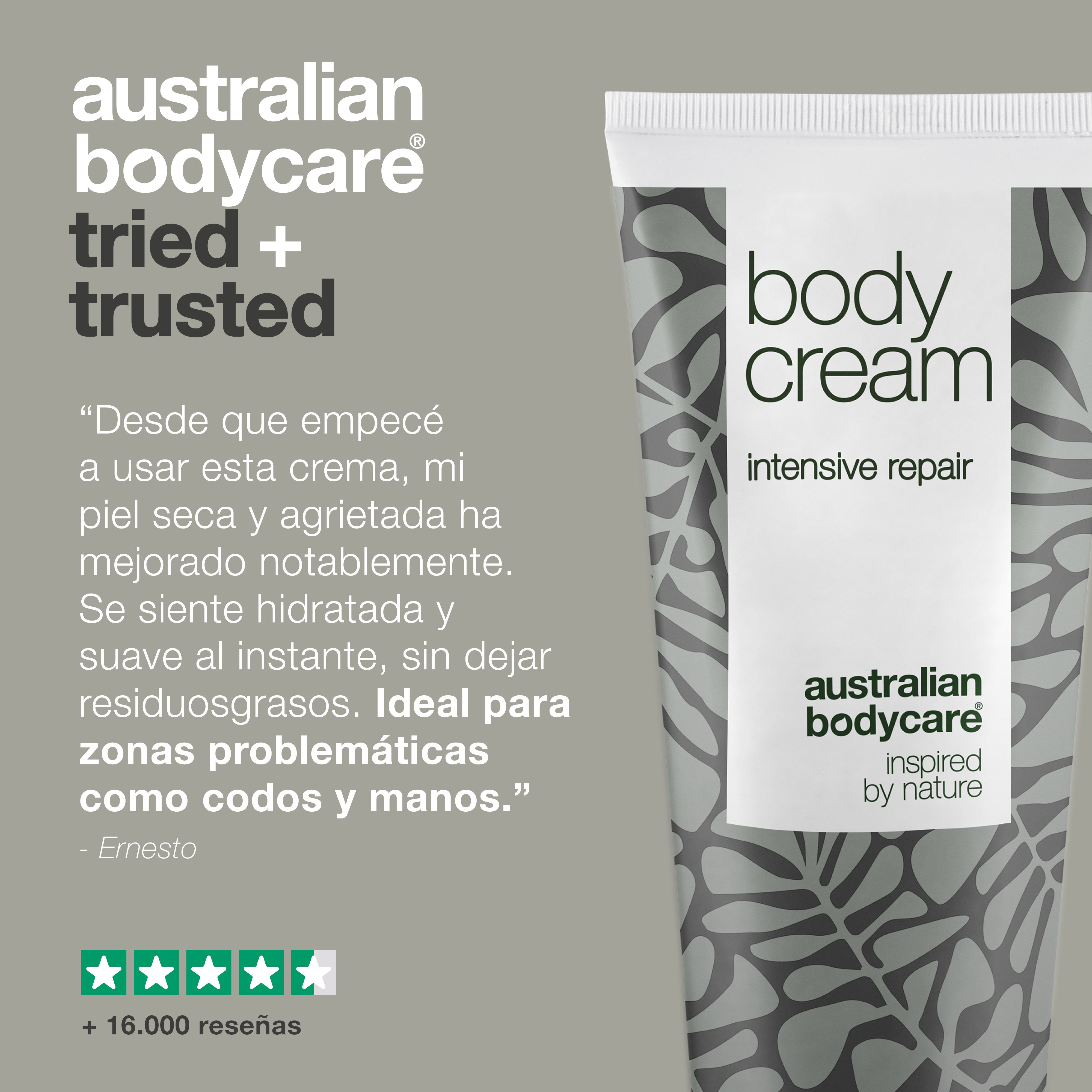 Crema Corporal para pieles muy secas y con picores — Hidratante corporal intensiva para pieles dañadas, muy secas y con picores
