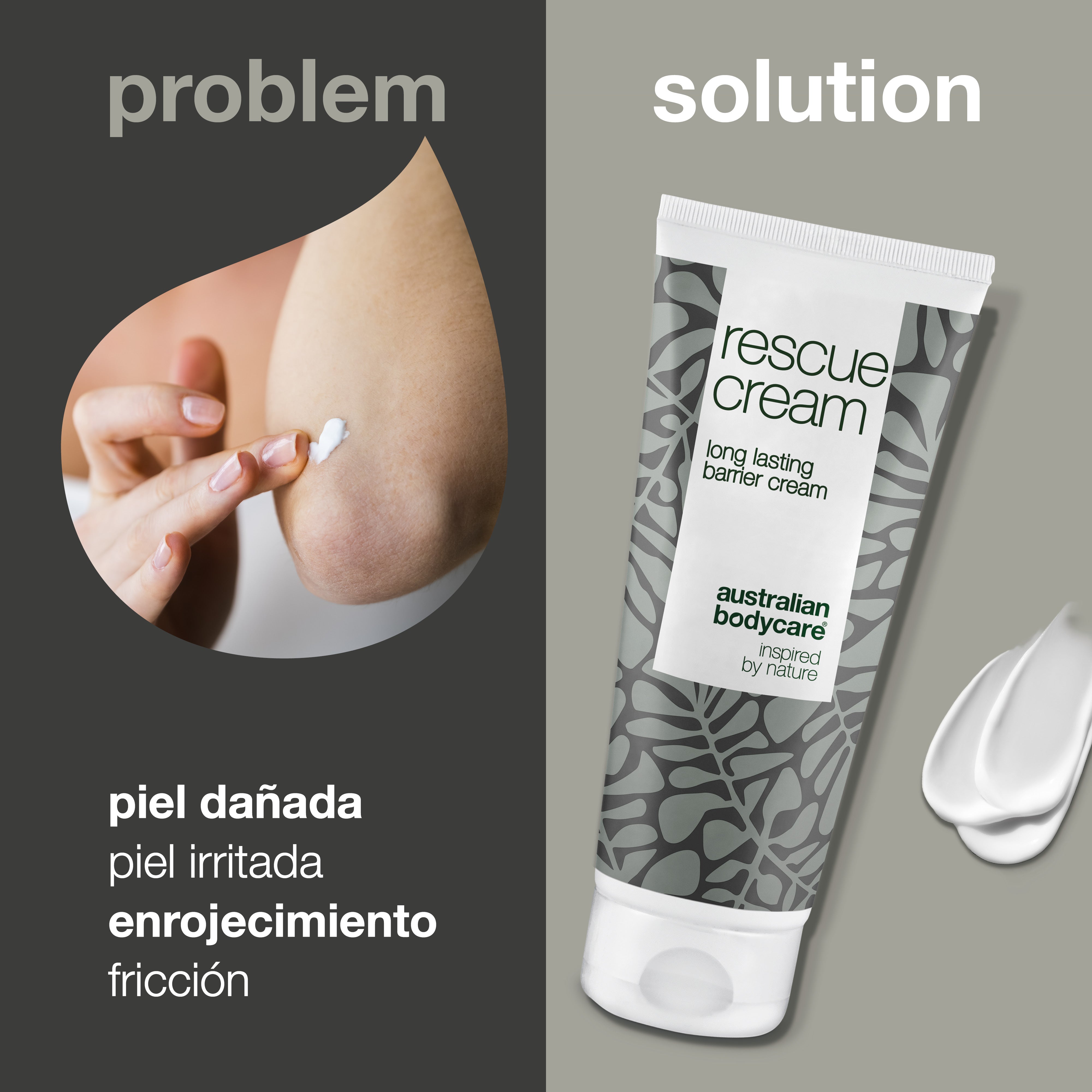 Crema barrera para pieles dañadas, irritadas y enrojecidas — Crema barrera para pieles irritadas, dañadas y enrojecidas del cuerpo
