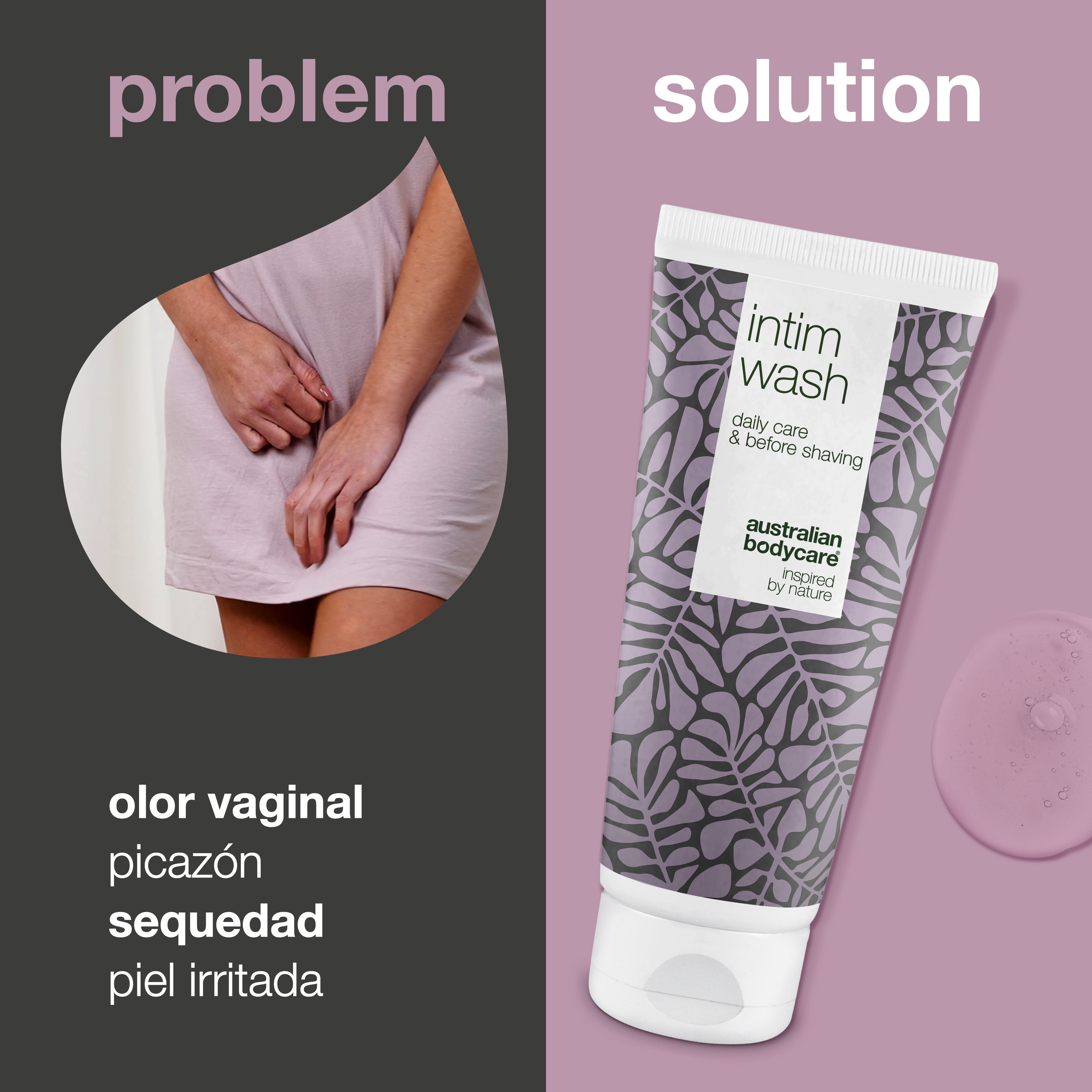 Jabón íntimo para el mal olor y la picazón: lavado íntimo diario con ingredientes naturales para combatir el mal olor, la picazón y la irritación. Adecuado tanto para hombres como para mujeres.