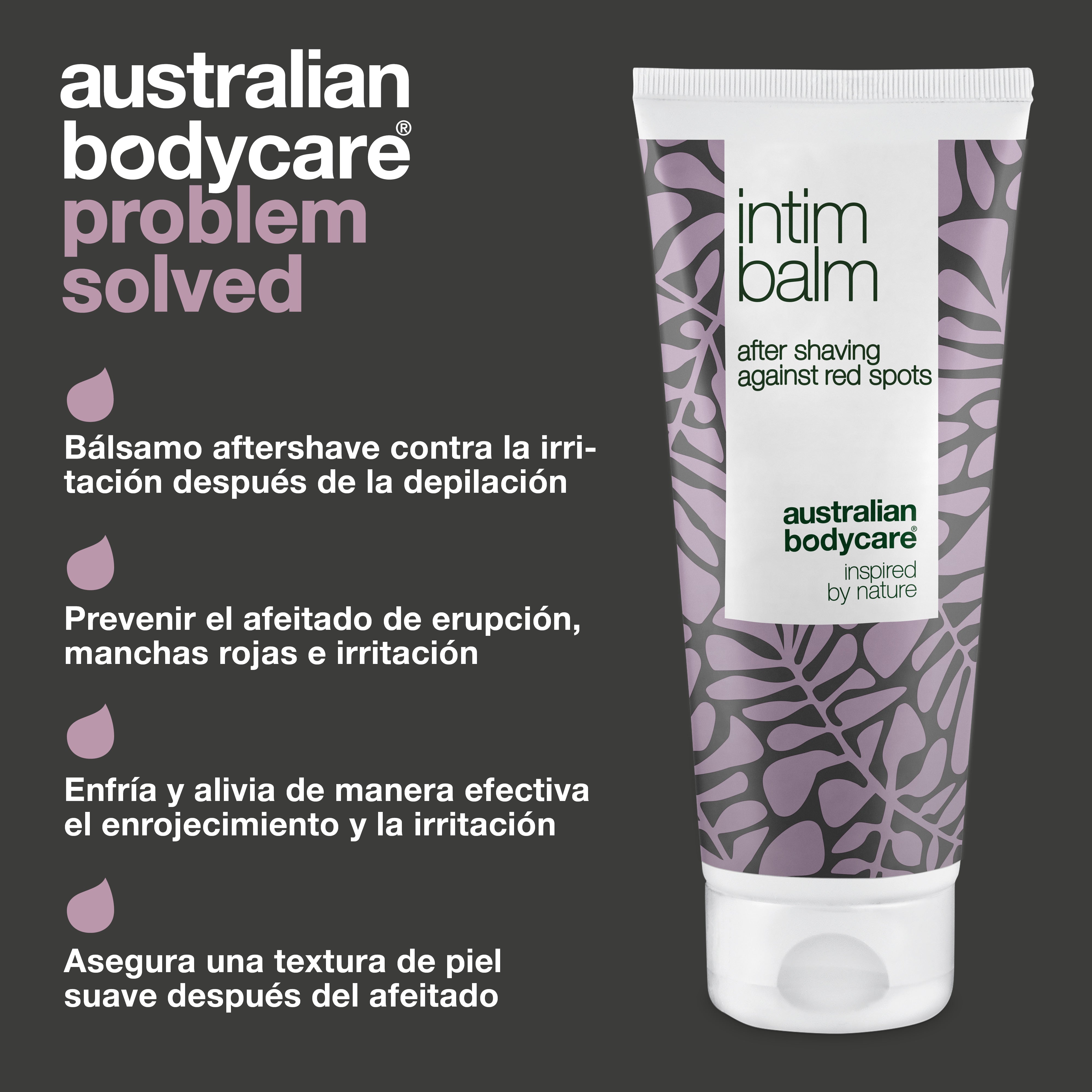 Bálsamo íntimo para después del afeitado para quemaduras de afeitado, vellos encarnados y protuberancias de afeitado: el bálsamo para después del afeitado para la depilación púbica calma la piel para prevenir erupciones, manchas rojas e irritación.