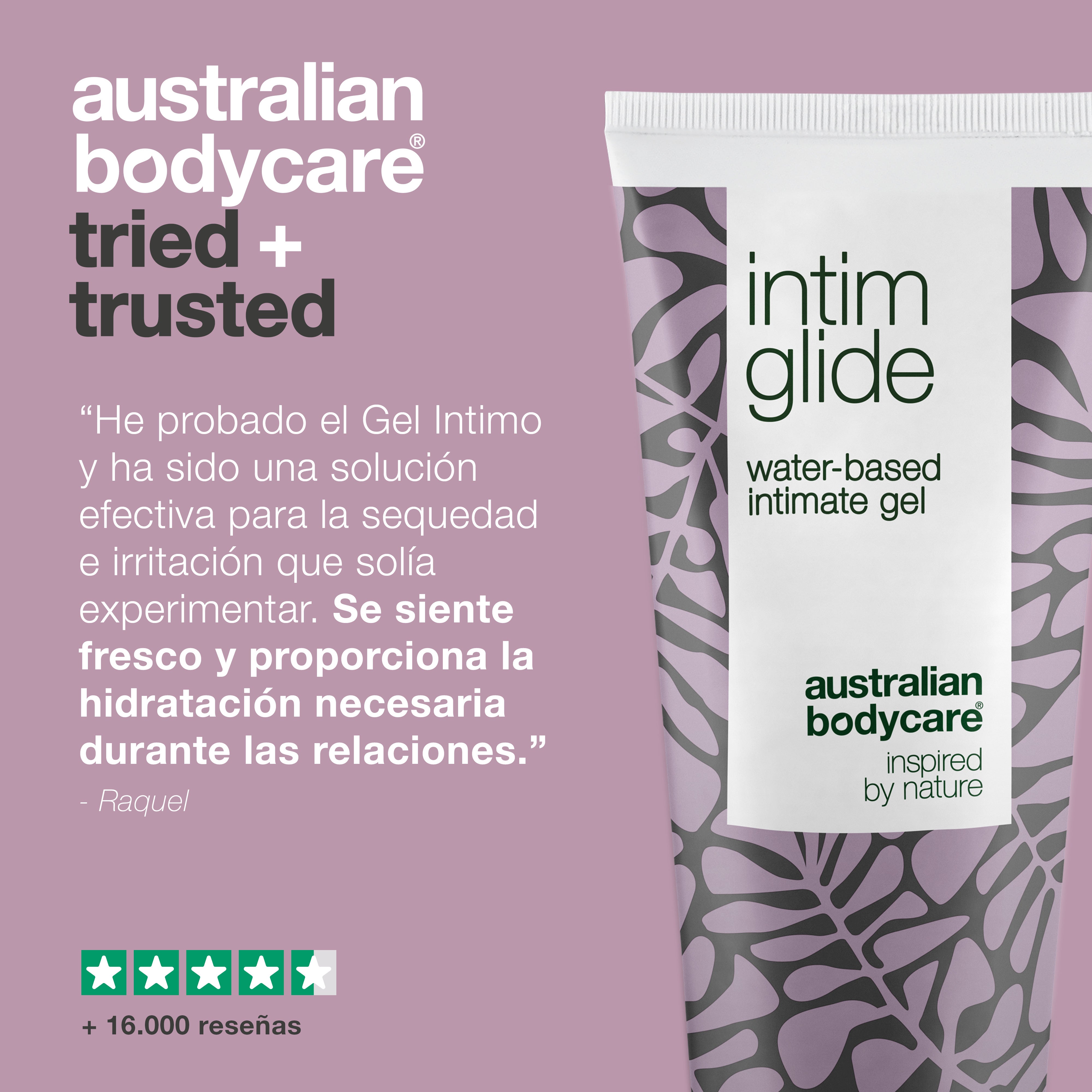 Lubricante a base de agua para prevenir la sequedad vaginal — Gel íntimo natural para frenar la irritación antes, durante y después del sexo