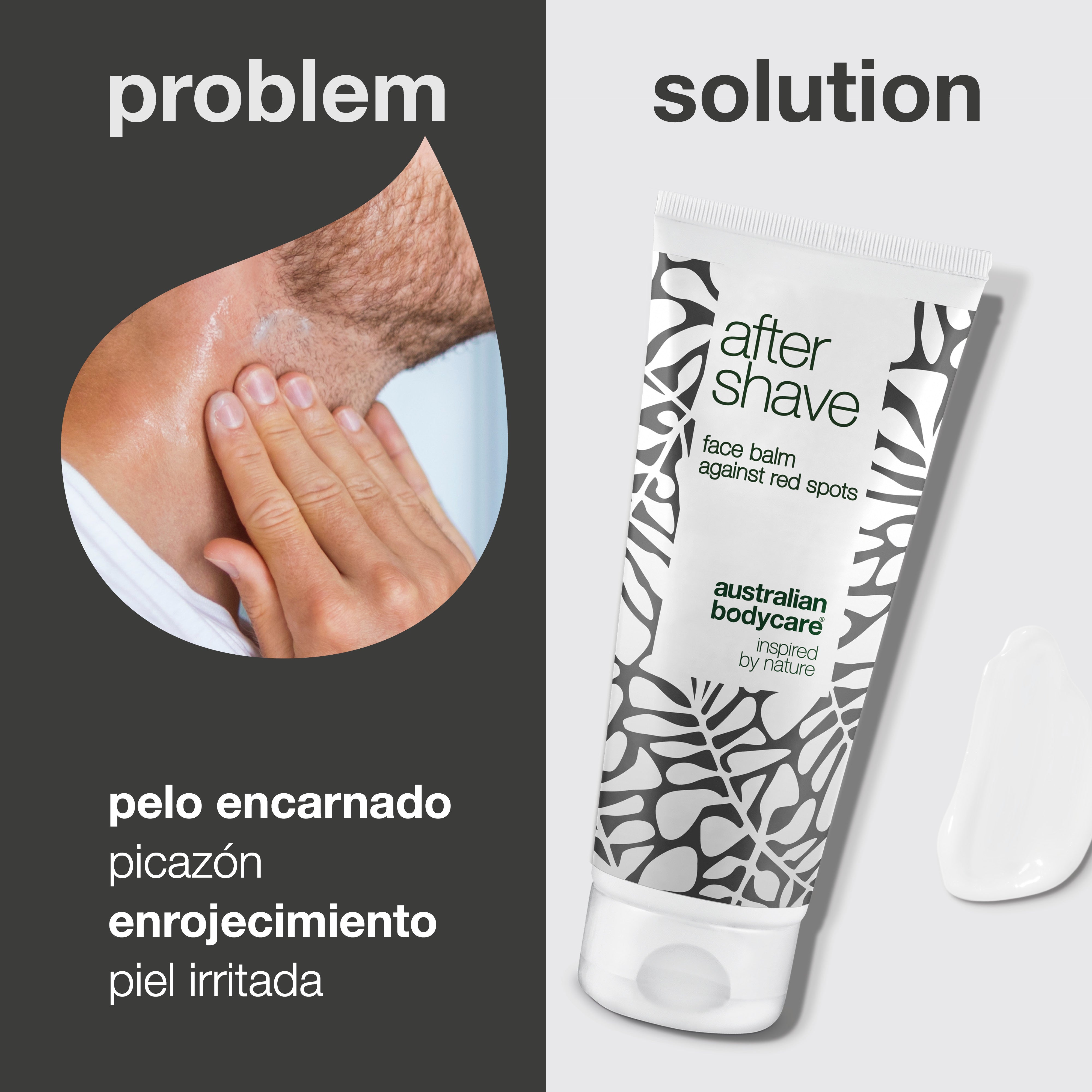 After Shave contra quemaduras y protuberancias causadas por el afeitado: loción para después del afeitado para prevenir sarpullidos y vellos encarnados