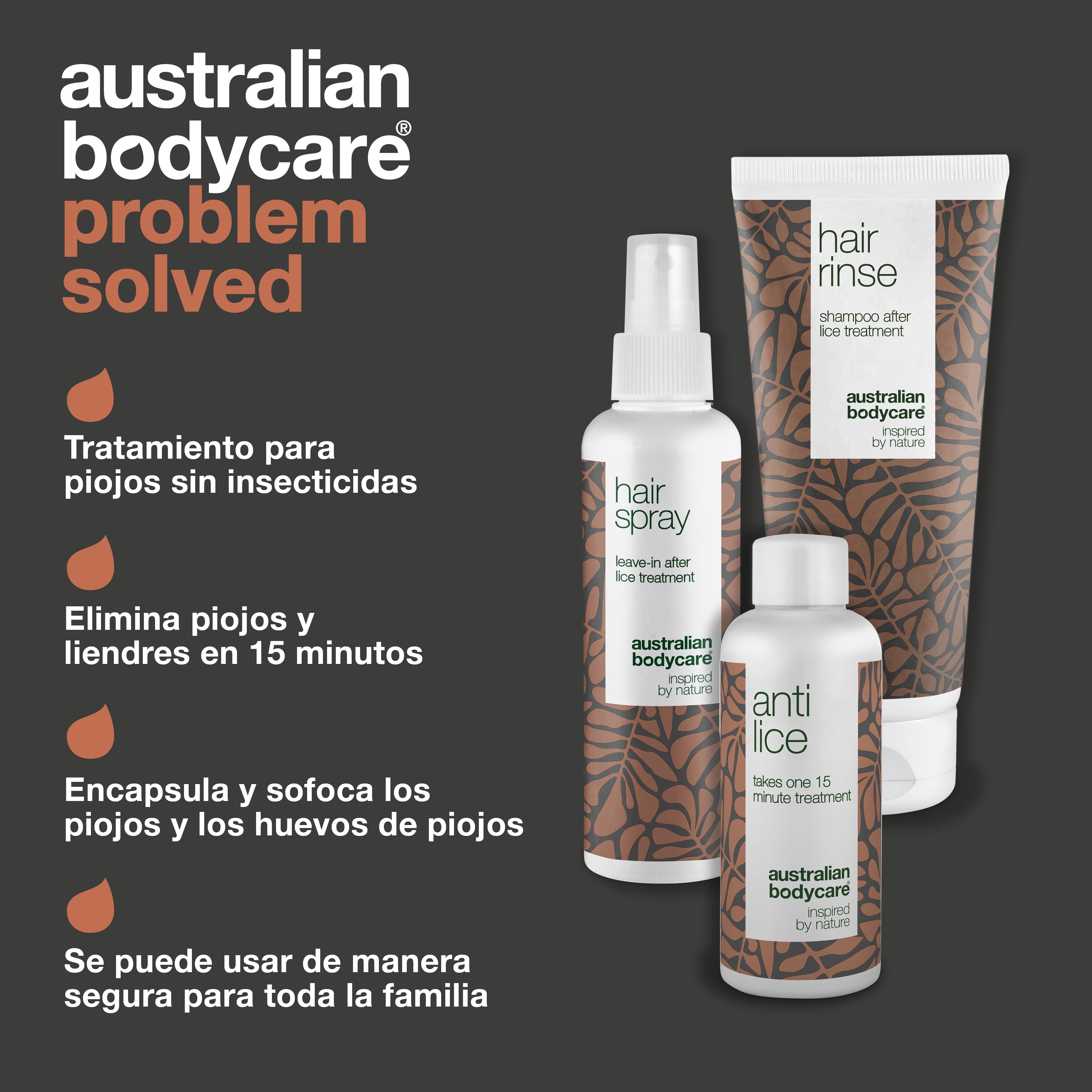 Kit de tratamiento para piojos: 3 productos para un control rápido de los piojos