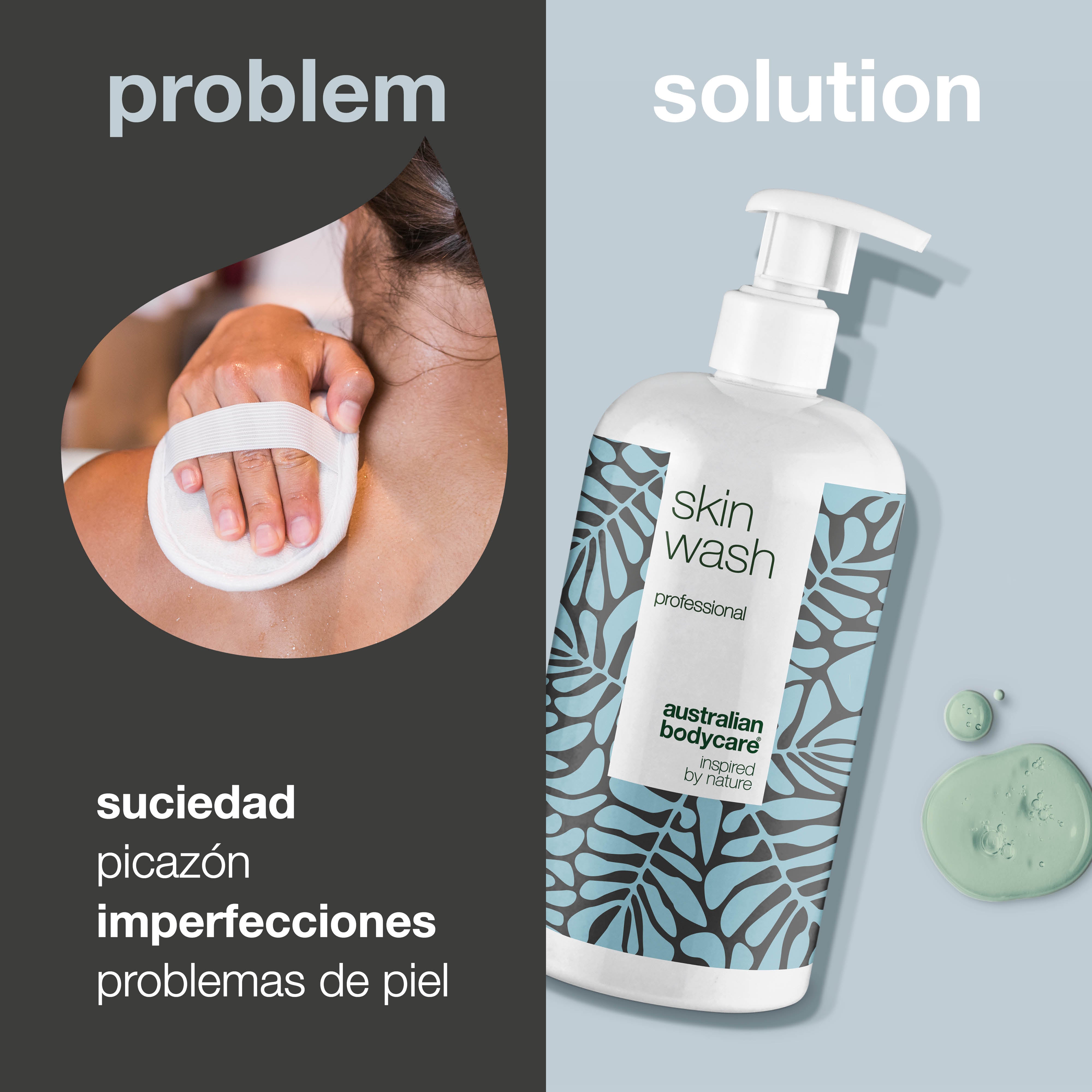 Gel de baño profesional: gel de baño profesional con aceite de árbol de té antibacteriano