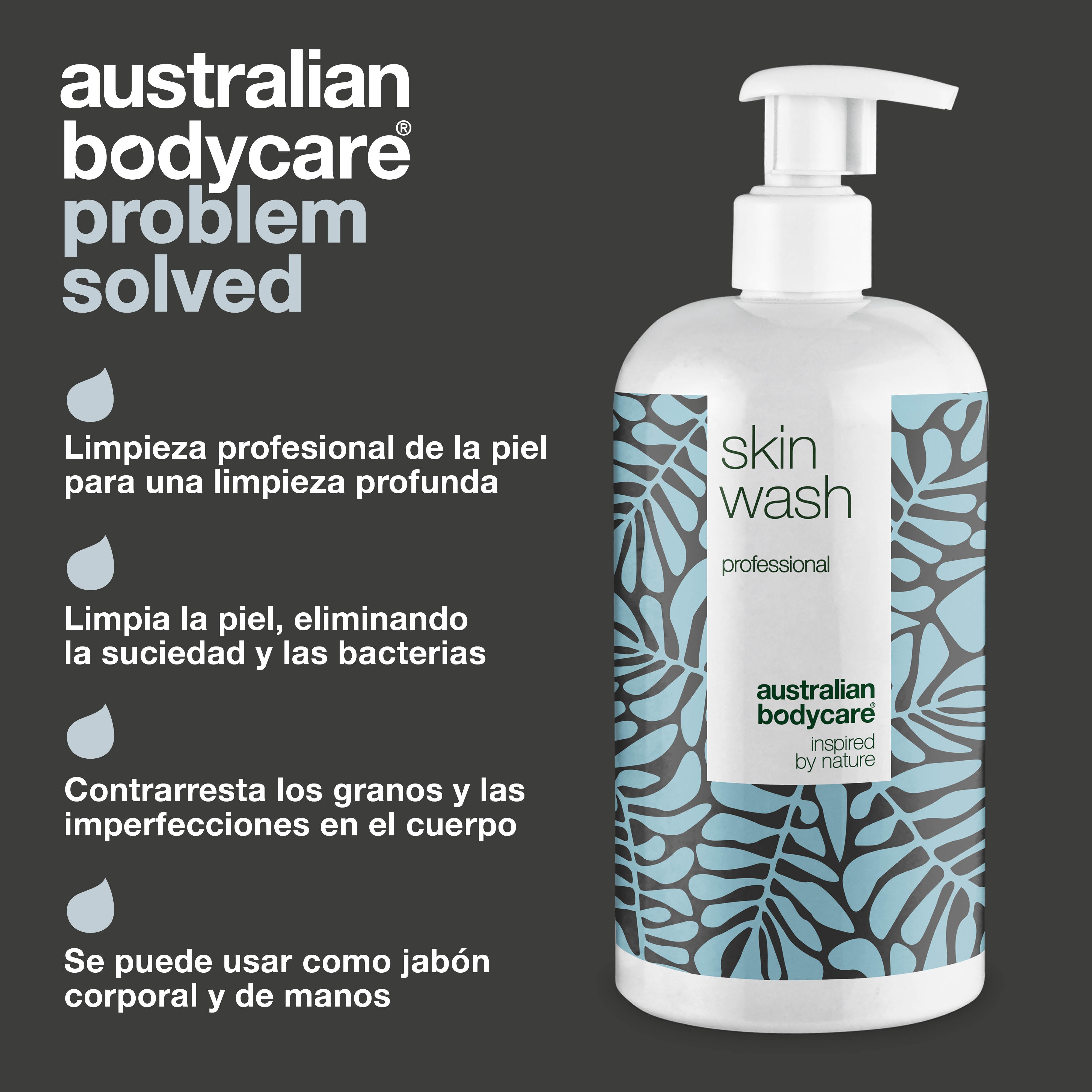 Gel de baño profesional: gel de baño profesional con aceite de árbol de té antibacteriano