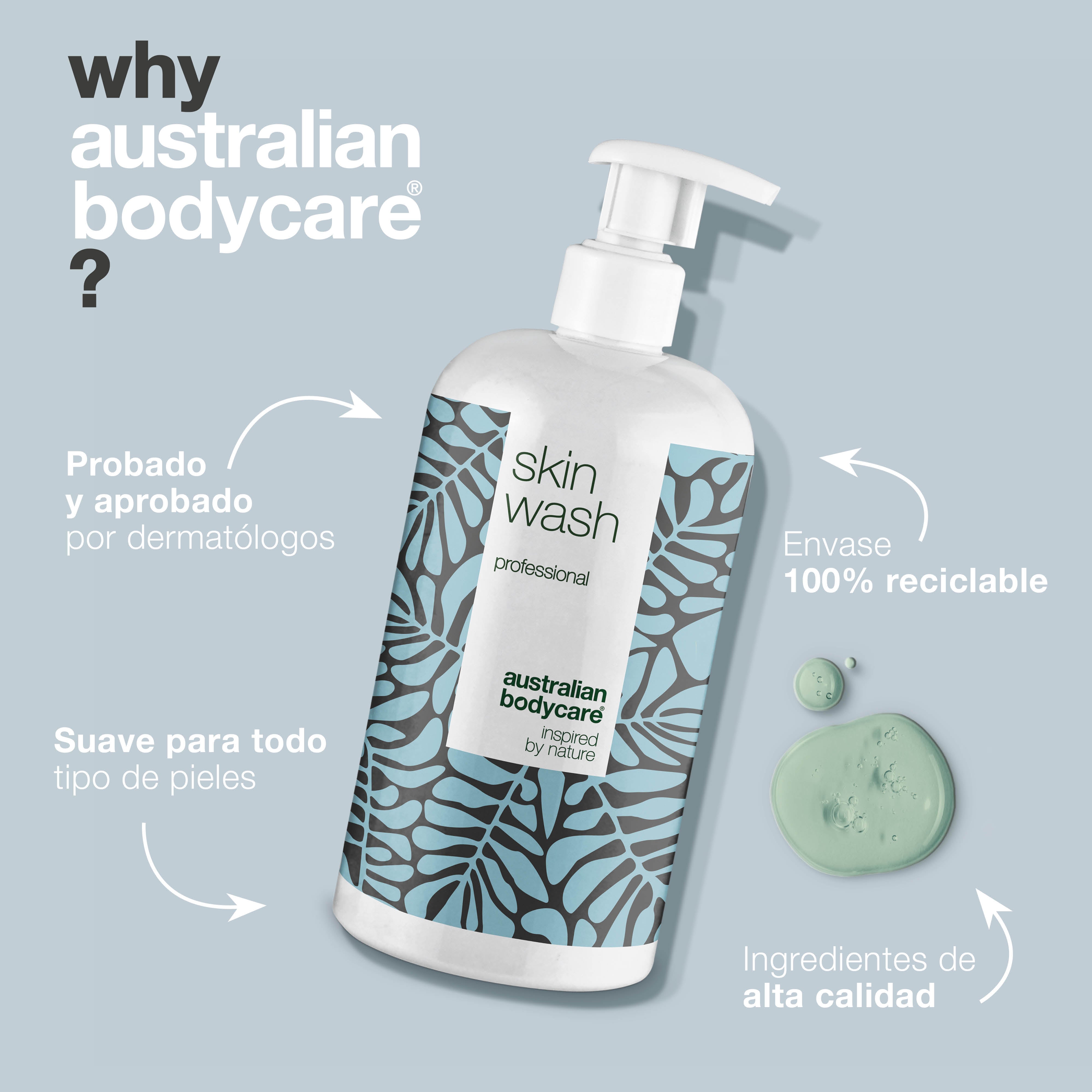 Gel de baño profesional: gel de baño profesional con aceite de árbol de té antibacteriano
