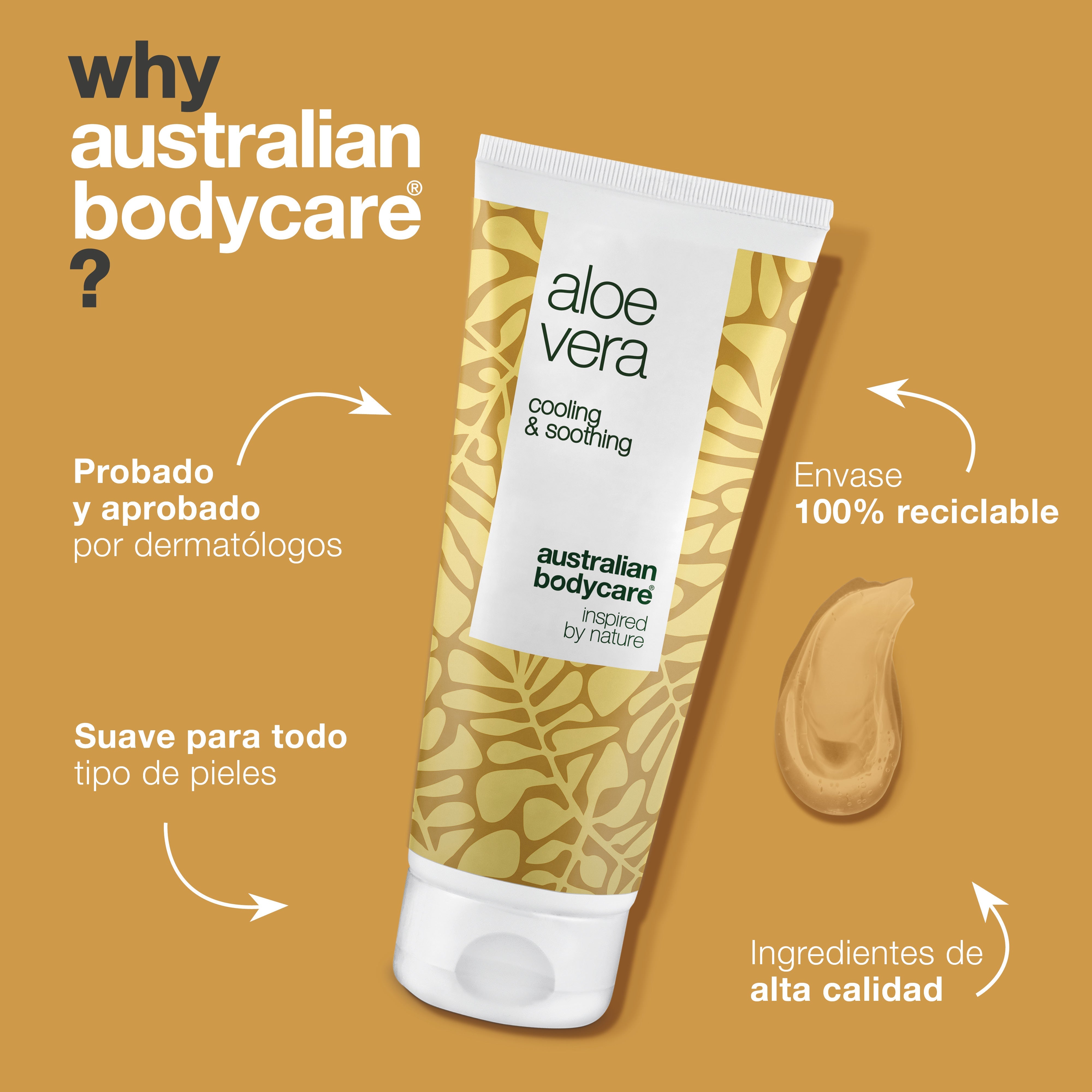 Bio Aloe Vera Gel – Cuidado hidratante y refrescante para la piel — Bio Aloe Vera Gel hidrata y refresca la piel seca y expuesta al sol. Fórmula no grasa de rápida absorción para el cuidado diario de la piel.