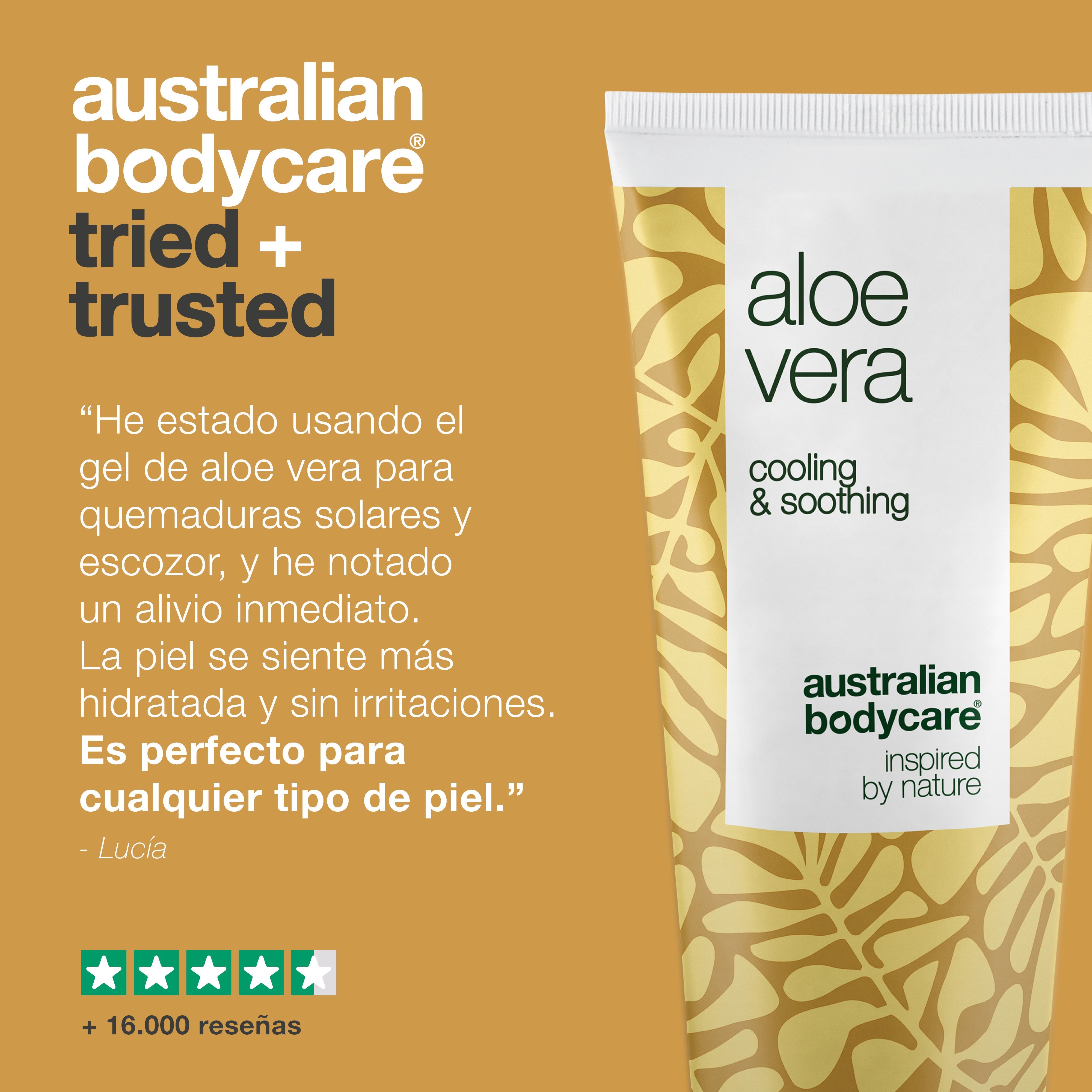 Bio Aloe Vera Gel – Cuidado hidratante y refrescante para la piel — Bio Aloe Vera Gel hidrata y refresca la piel seca y expuesta al sol. Fórmula no grasa de rápida absorción para el cuidado diario de la piel.