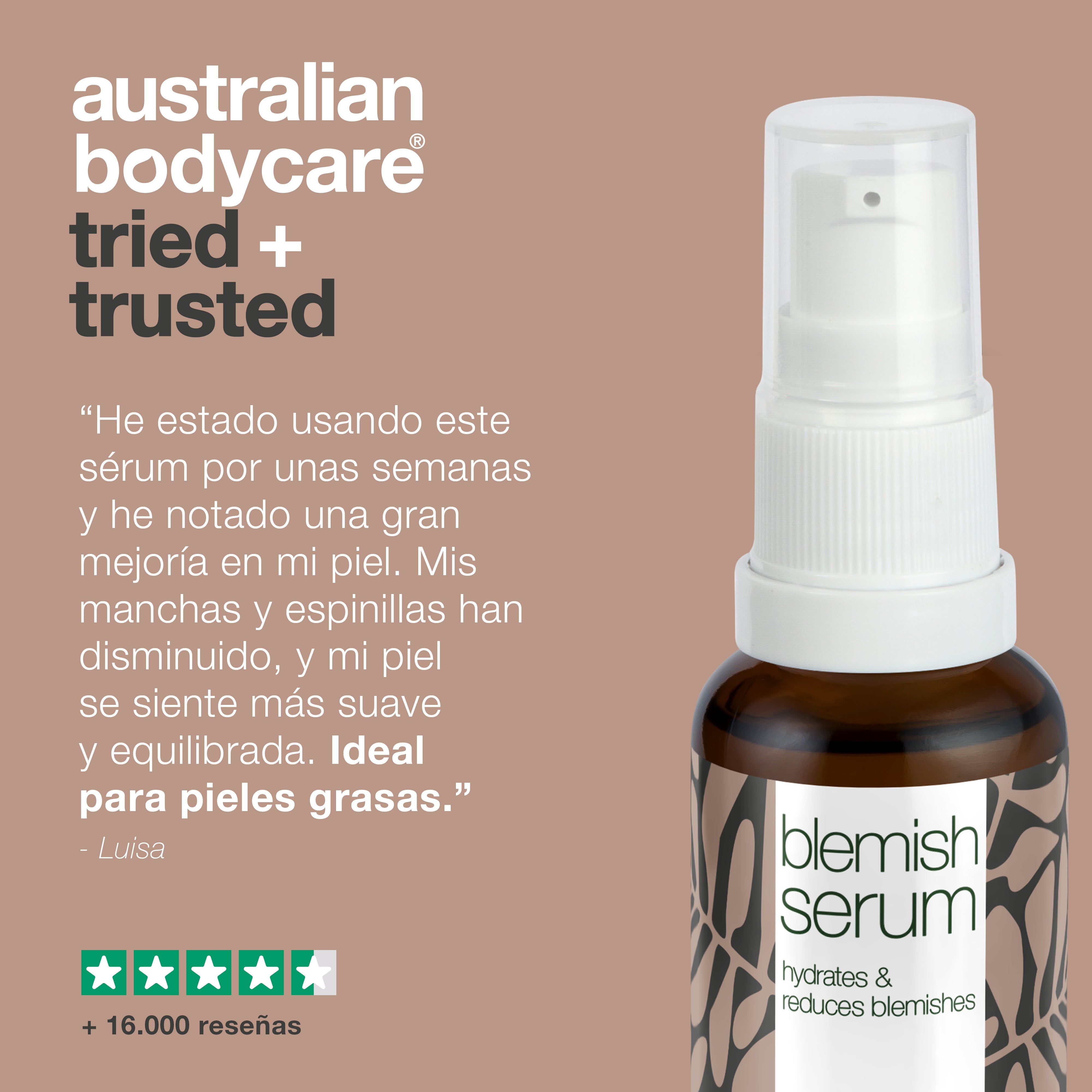 Serum Niacinamida 10%, Zinc 1% y Aceite de Árbol de Té