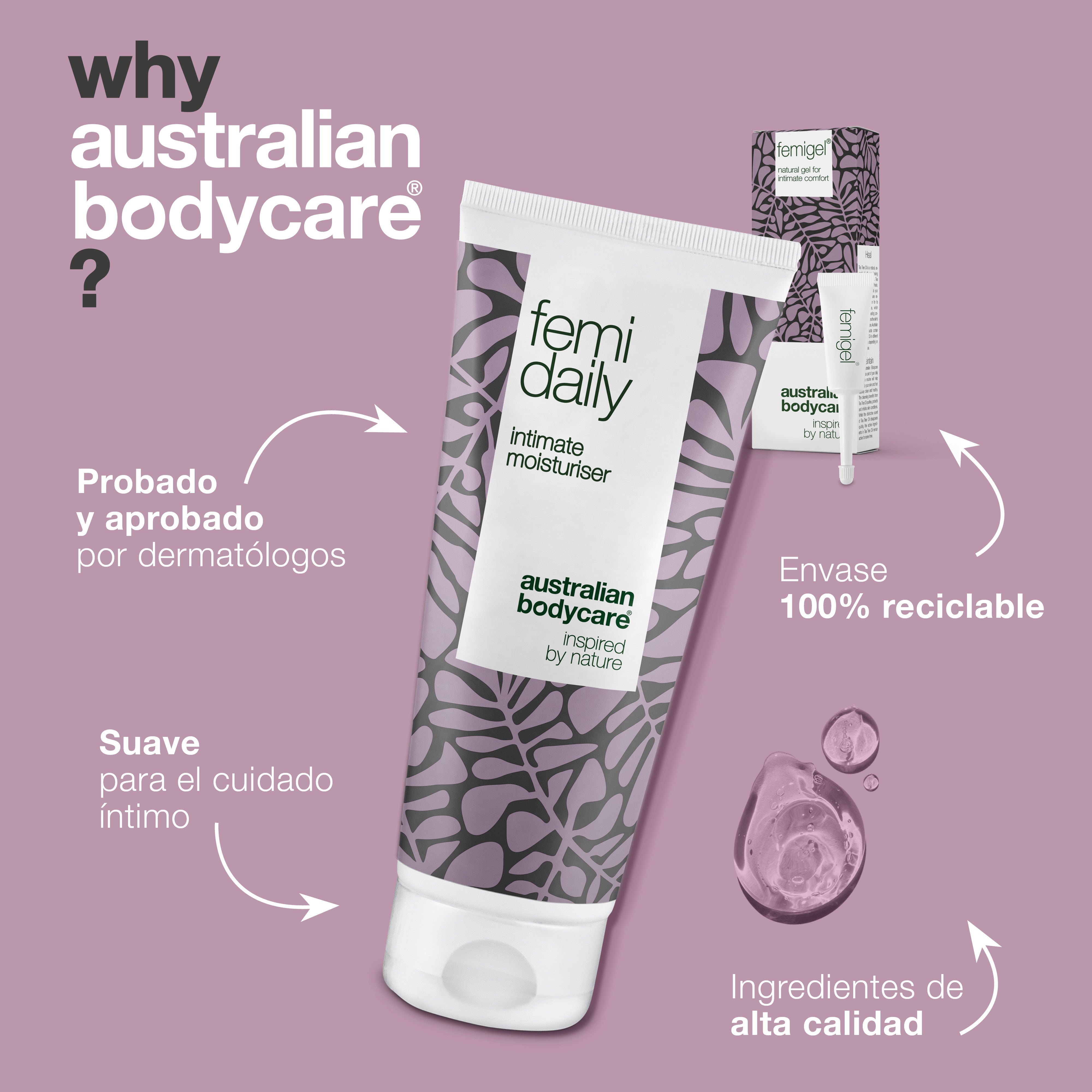 2x productos íntimos para molestias íntimas — Productos íntimos para sequedad vaginal, picazón genital y olor vaginal