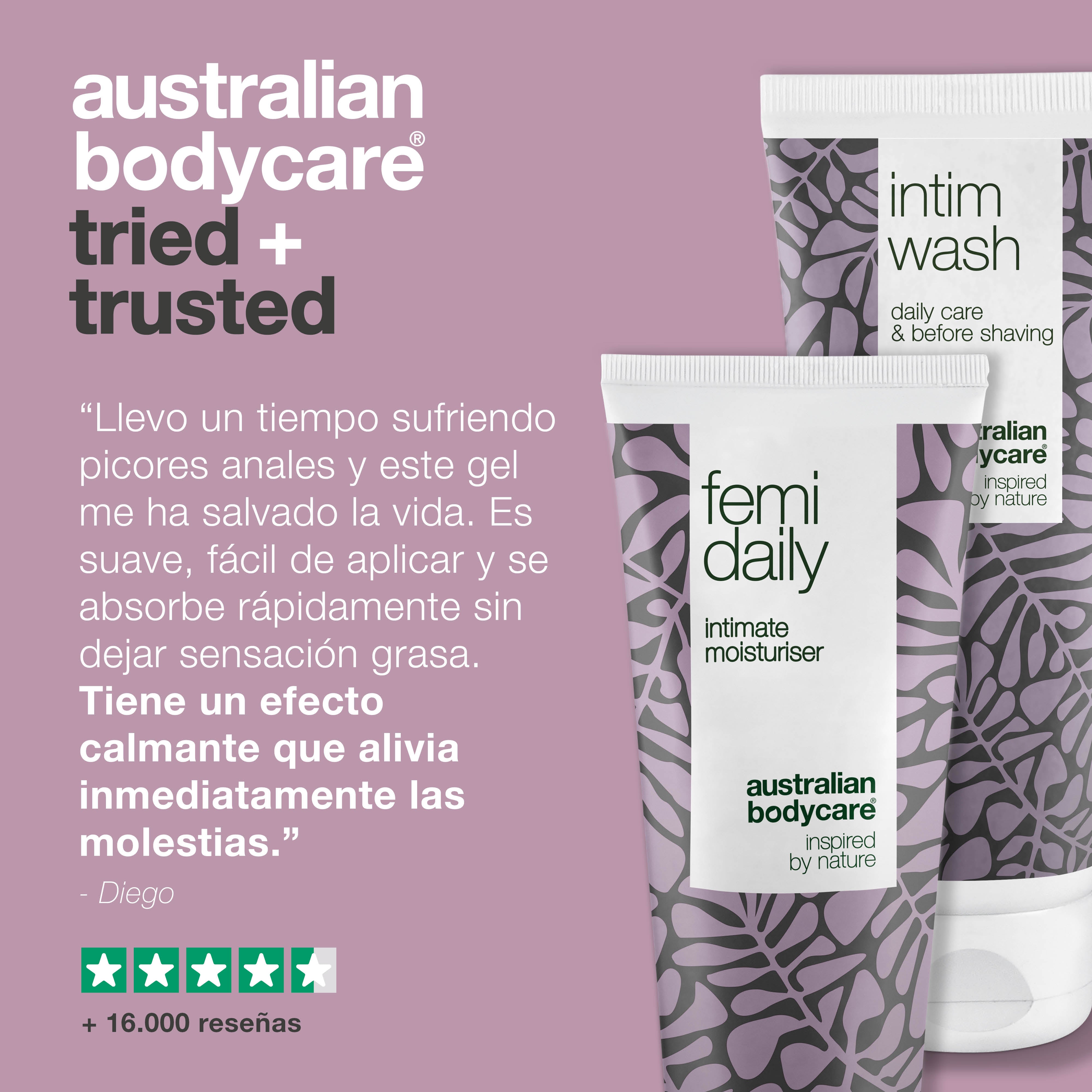 Crema y limpiador para el picor anal para el picor anal: 2 productos contra el picor rectal