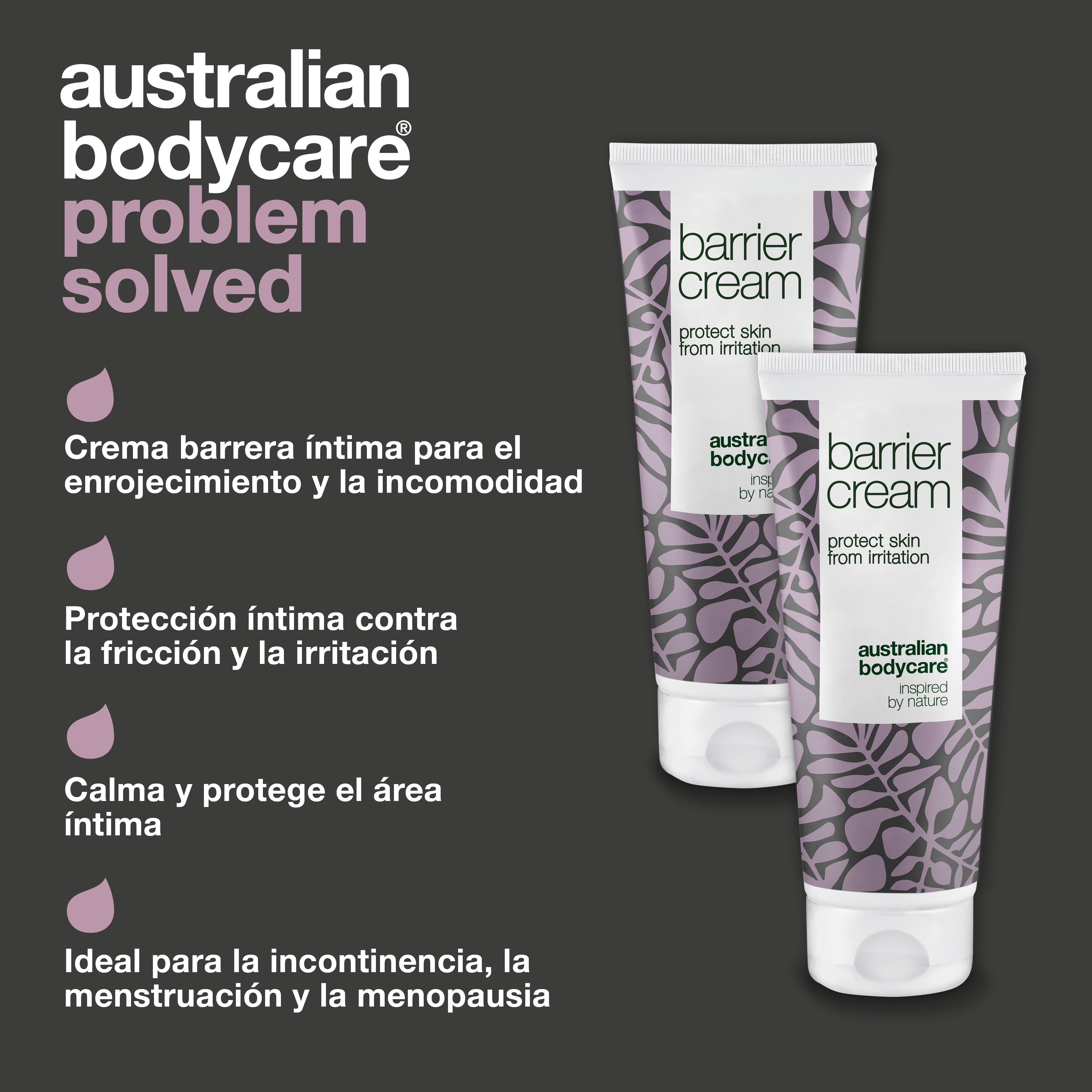 2x Crema barrera íntima contra la irritación — Protección íntima contra el enrojecimiento, el ardor, la fricción y la incontinencia
