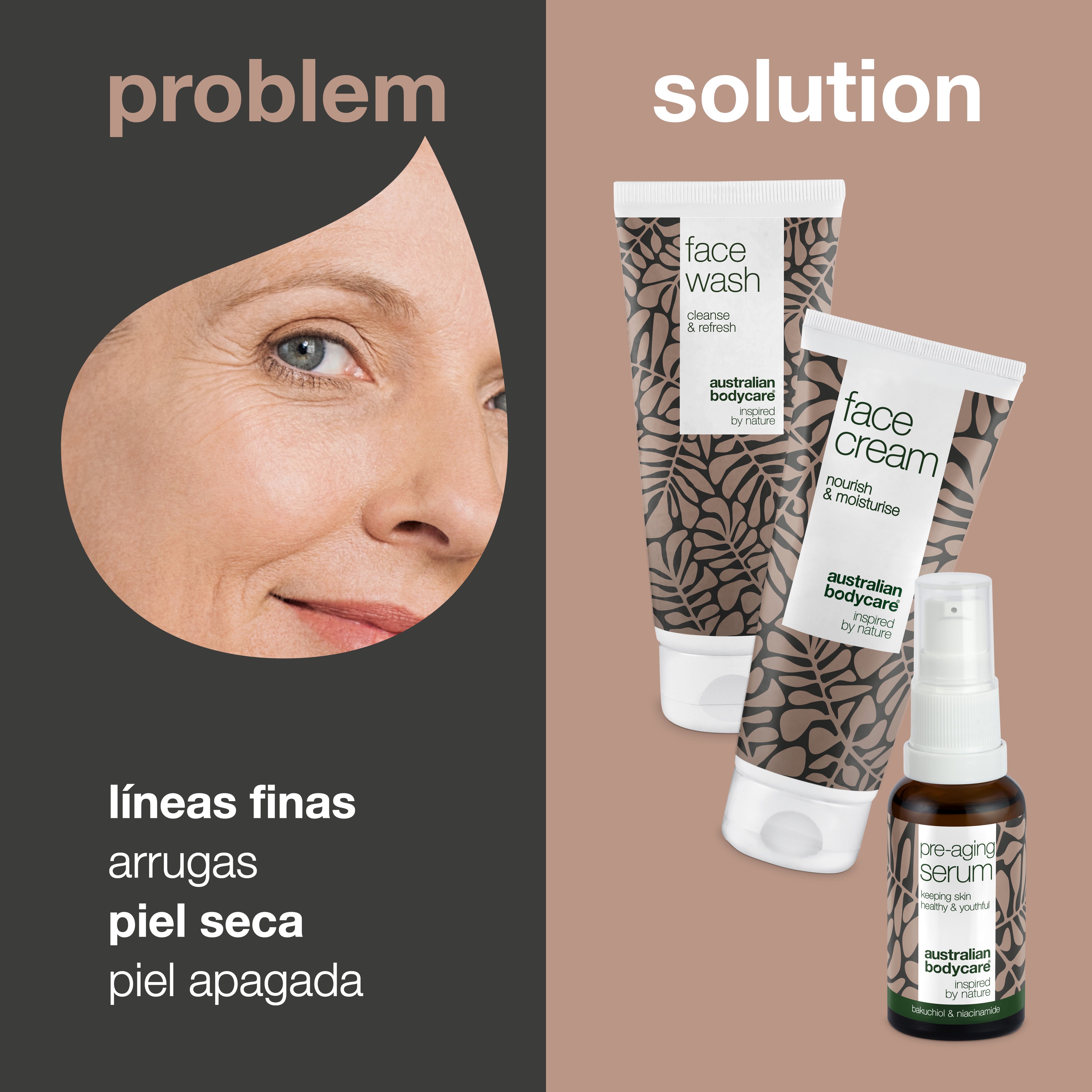 Set de cuidado de la piel preenvejecimiento para la prevención de arrugas: 3 productos antienvejecimiento para pieles jóvenes para prevenir las arrugas