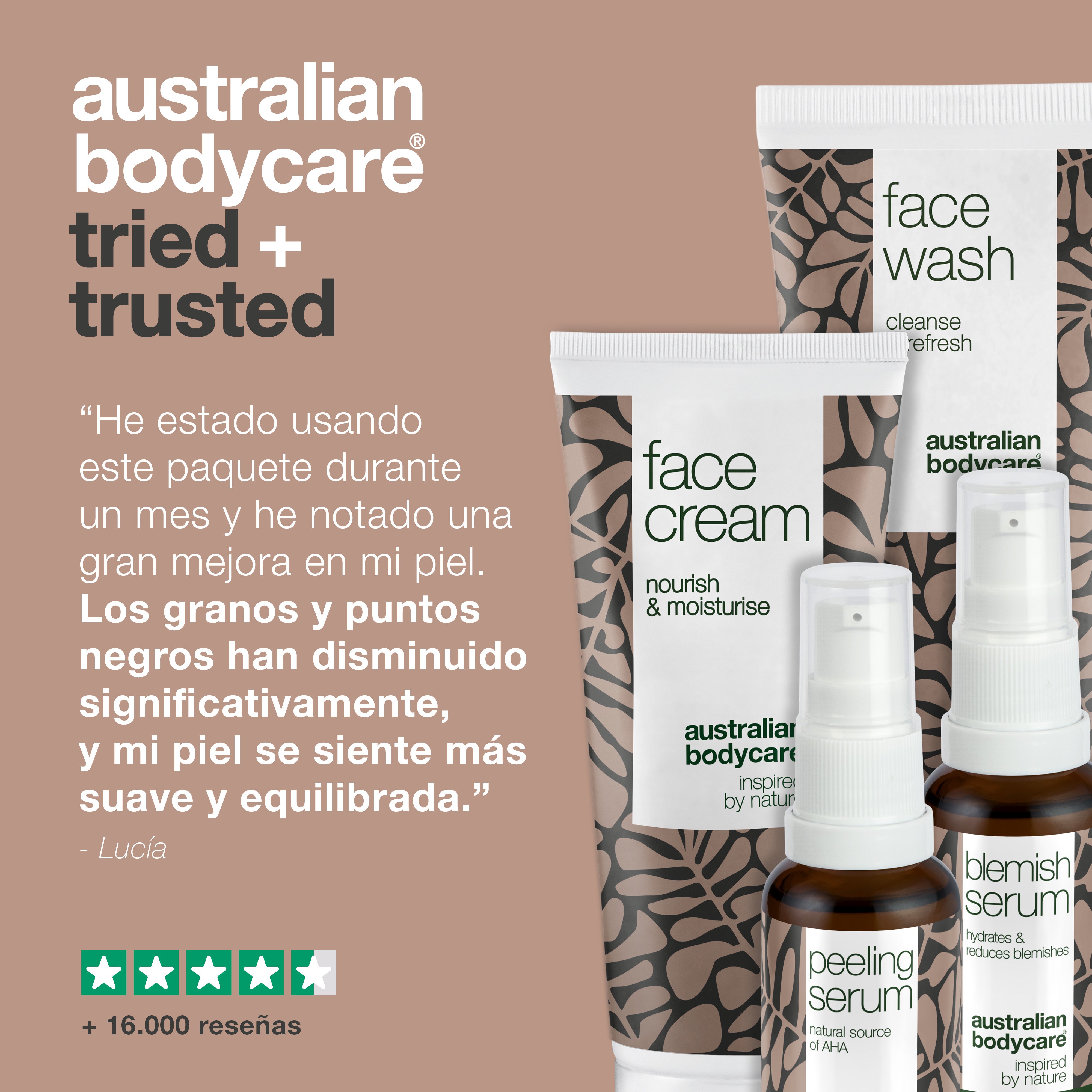 Set de cuidado de la piel para pieles congestionadas y con manchas en la cara: 4 productos de limpieza profunda para el cuidado de la piel grasa, espinillas y puntos negros