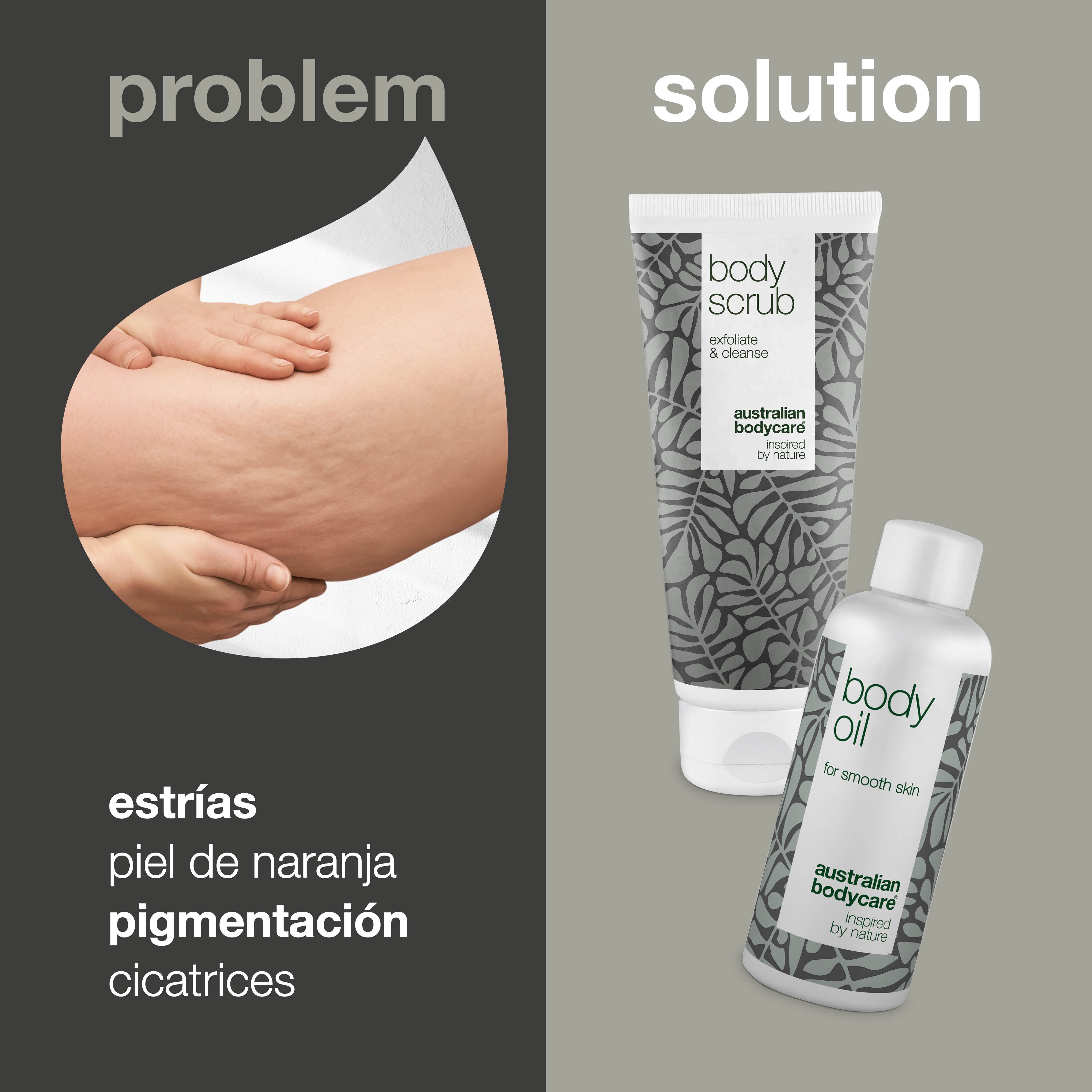 Kit piel de naranja y celulitis — 2 productos para reducir la piel de naranja y celulitis en todo el cuerpo