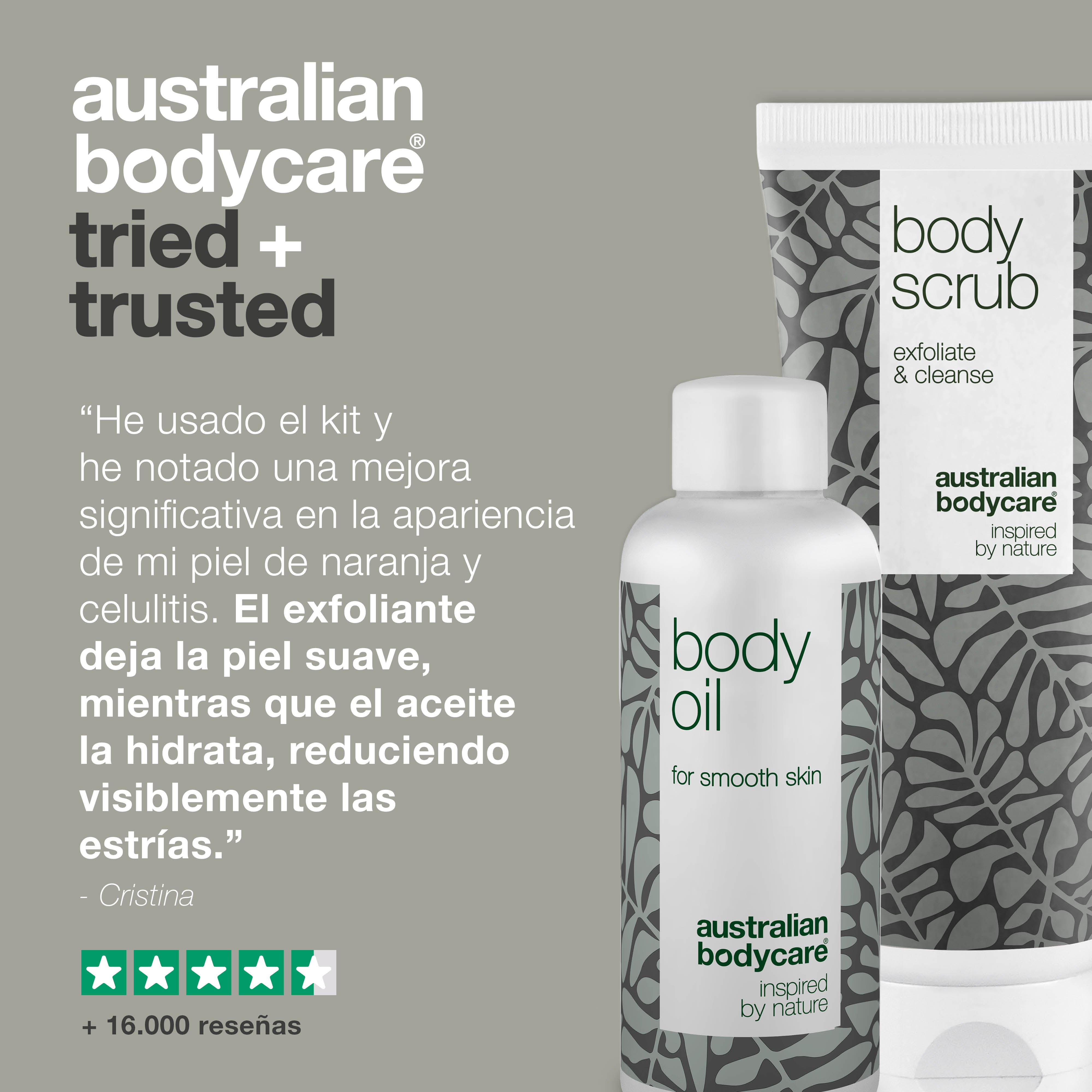 Kit piel de naranja y celulitis — 2 productos para reducir la piel de naranja y celulitis en todo el cuerpo