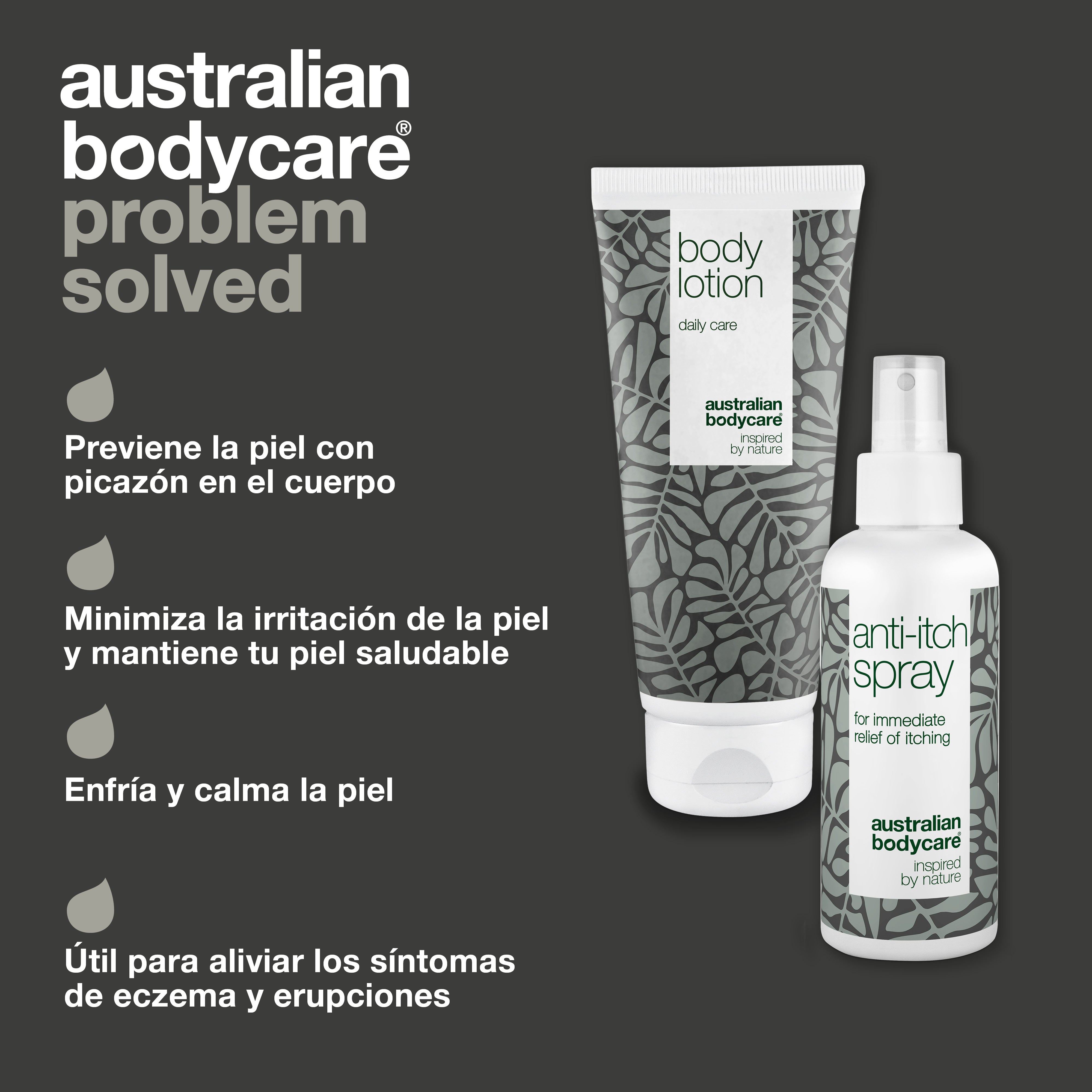 Kit para aliviar el picor de la piel — Kit que nutre y previene el picor de la piel