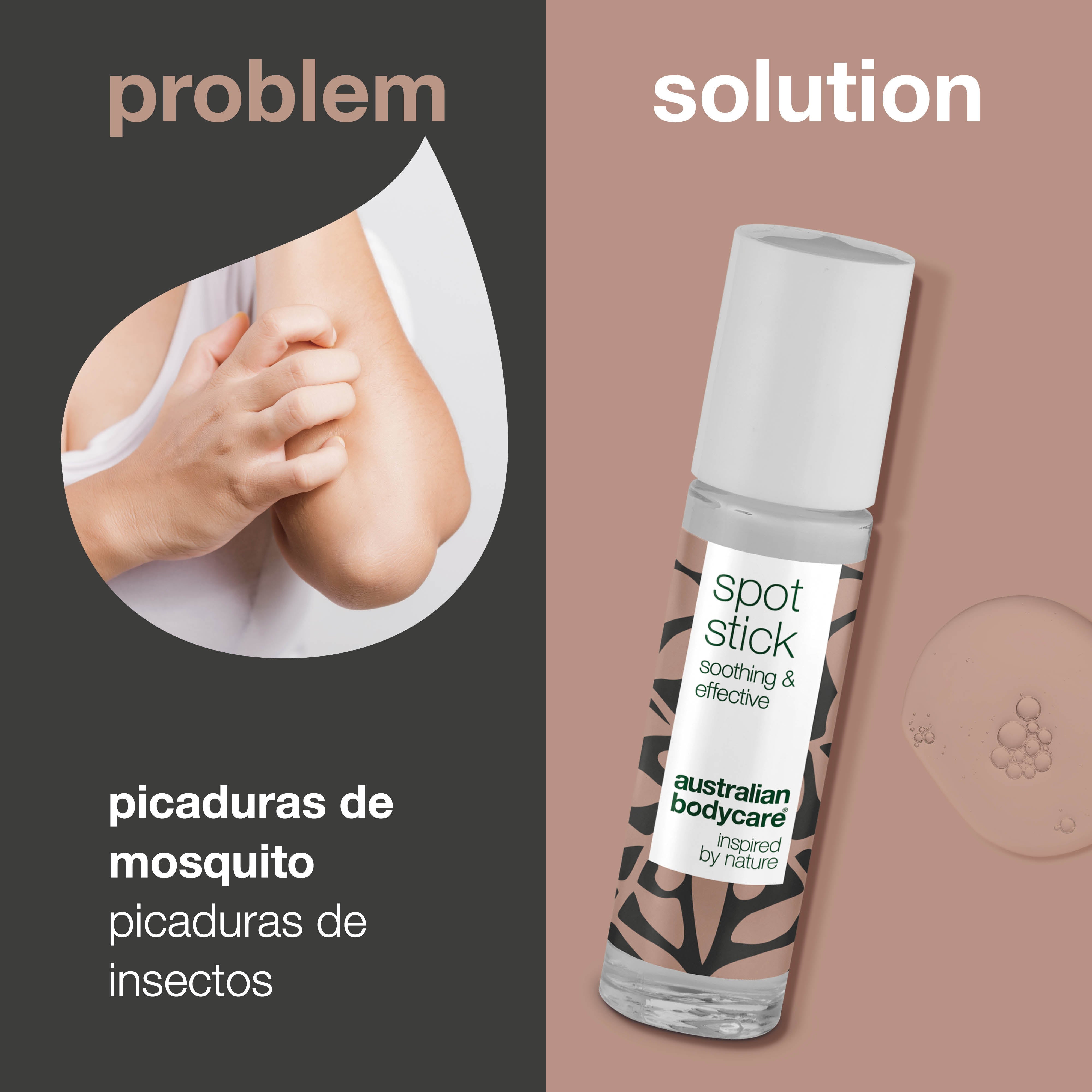 Stick para picaduras de mosquitos: práctico roll on stick contra las bacterias y la irritación provocadas por las picaduras de insectos