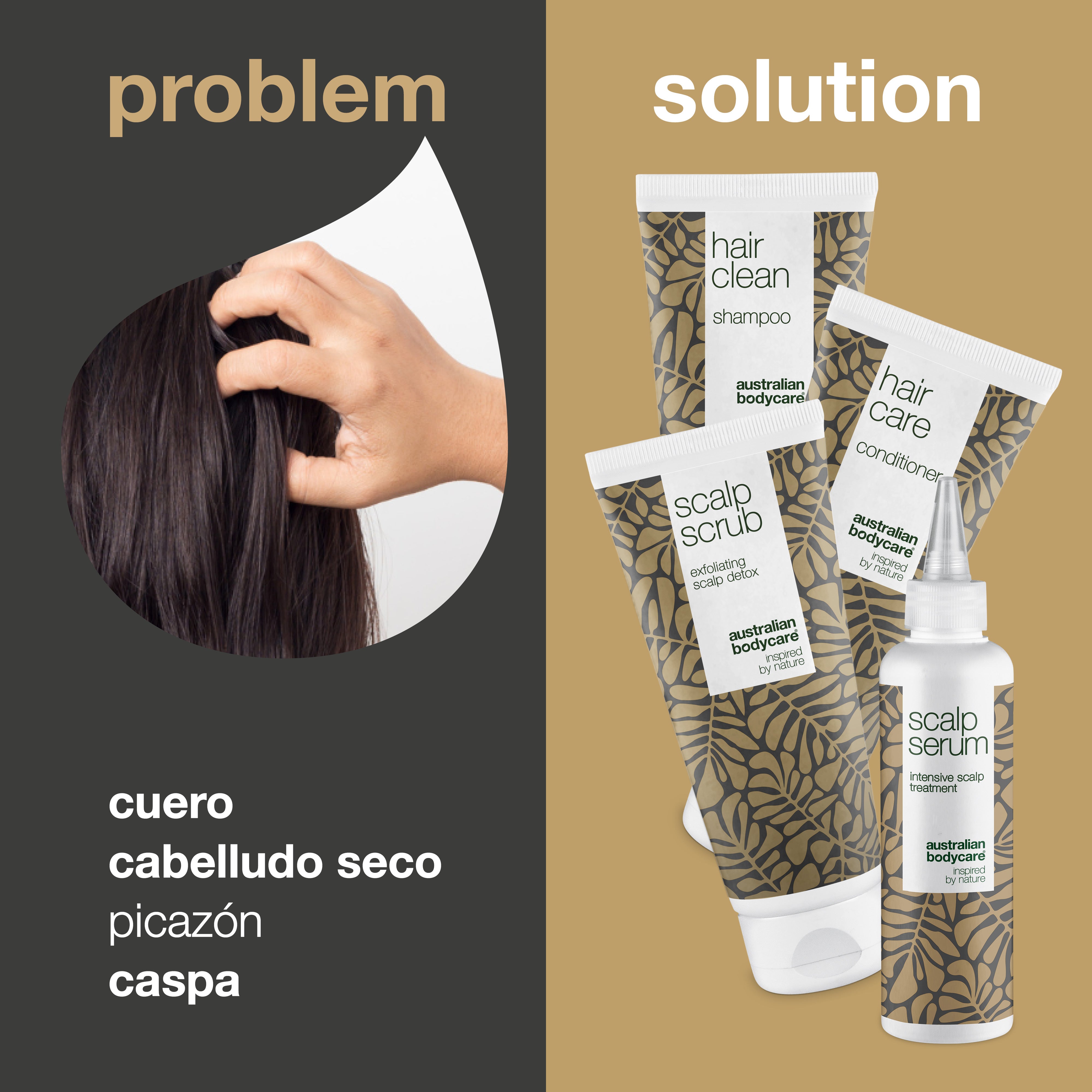 productos capilares para la caspa y el cuero cabelludo seco