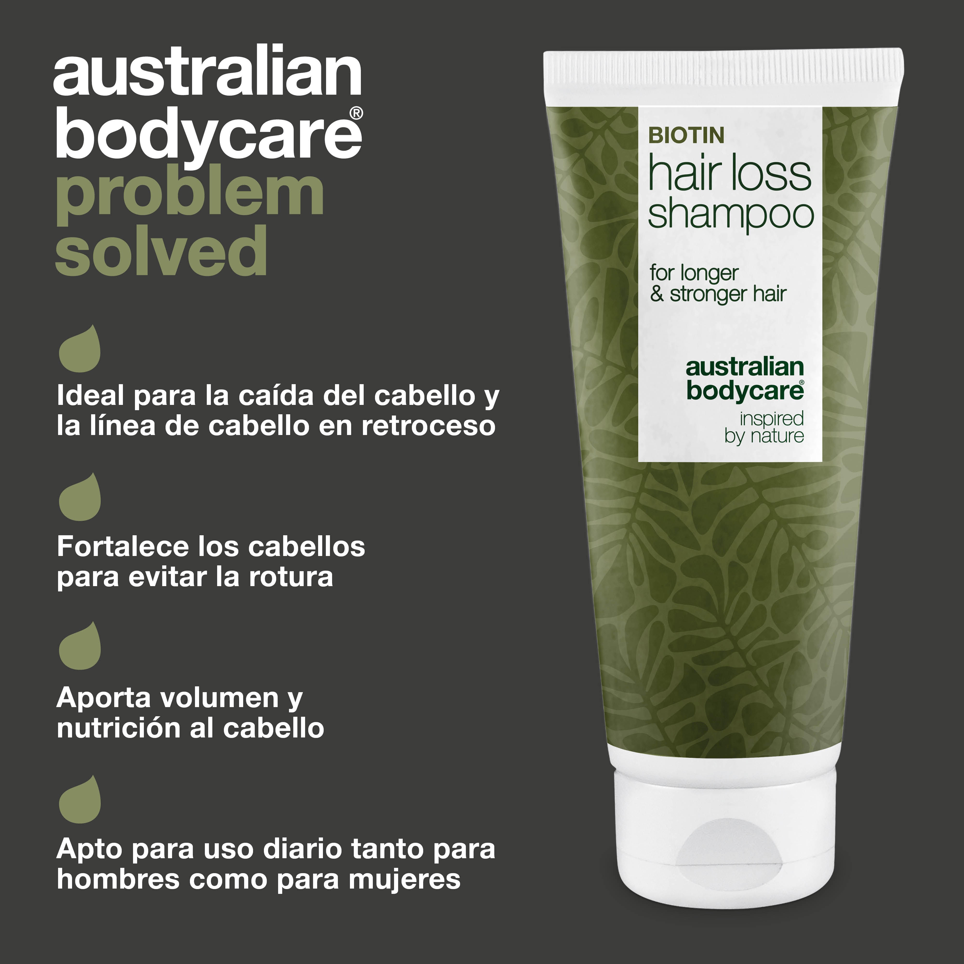 Champú reduce la caída y fortalece el cabello débil con biotina, cafeína y Capilia Longa, que revitalizan el cuero cabelludo y estimulan las raíces