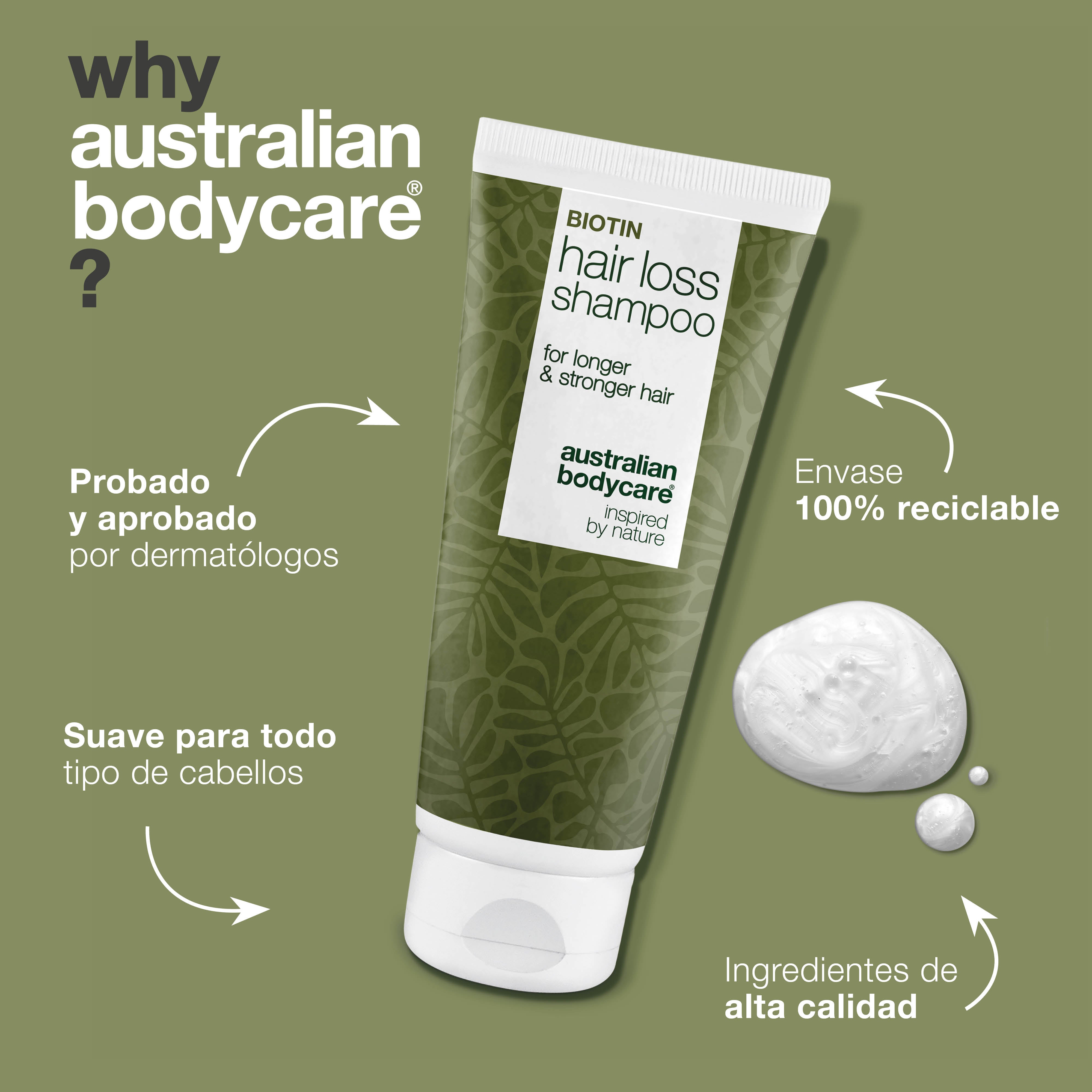 Champú reduce la caída y fortalece el cabello débil con biotina, cafeína y Capilia Longa, que revitalizan el cuero cabelludo y estimulan las raíces