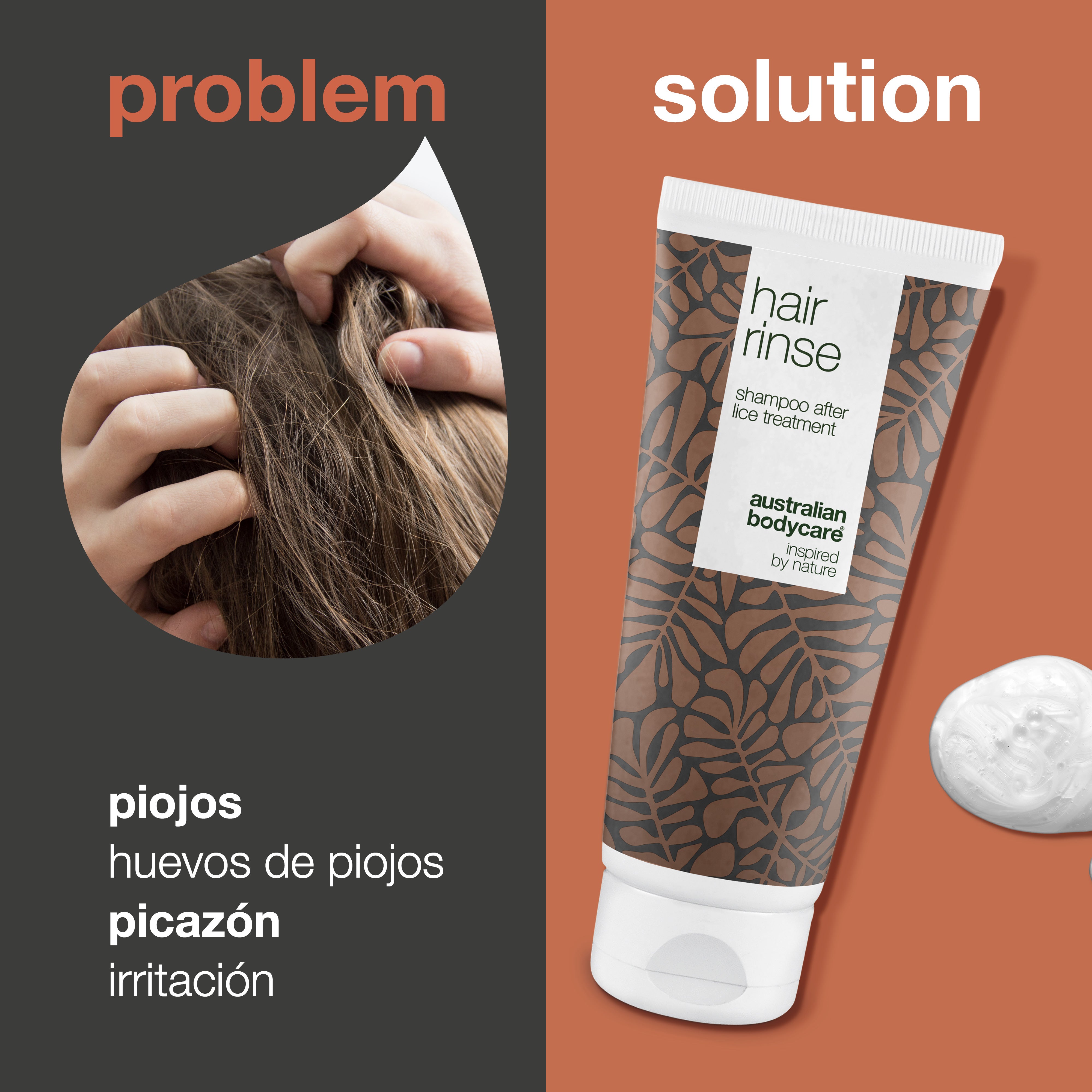Champú contra piojos con aceite de árbol de té: champú para prevenir los piojos y lavar el cabello después del tratamiento contra los piojos
