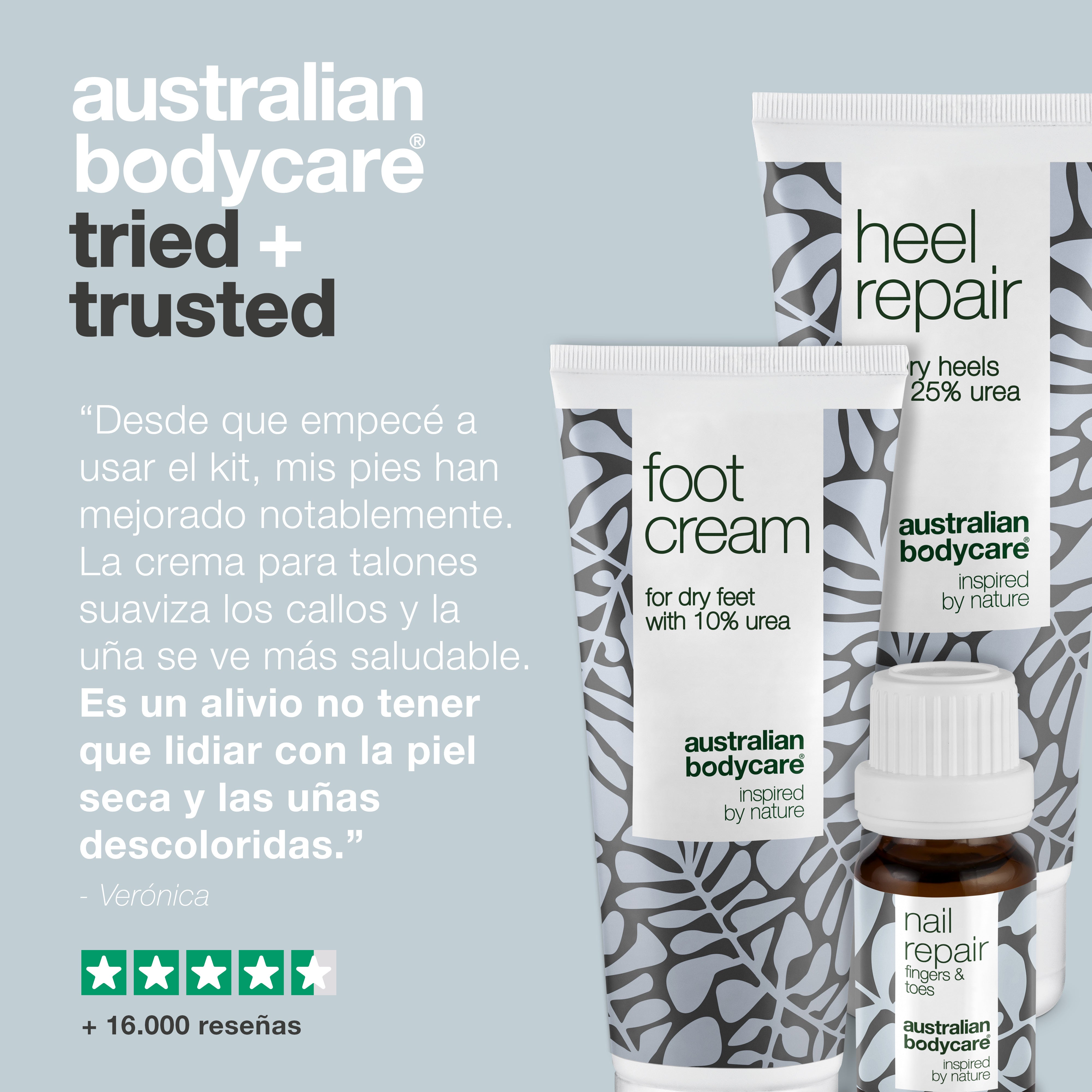 Kit para pies y uñas: para callos y uñas descoloridas