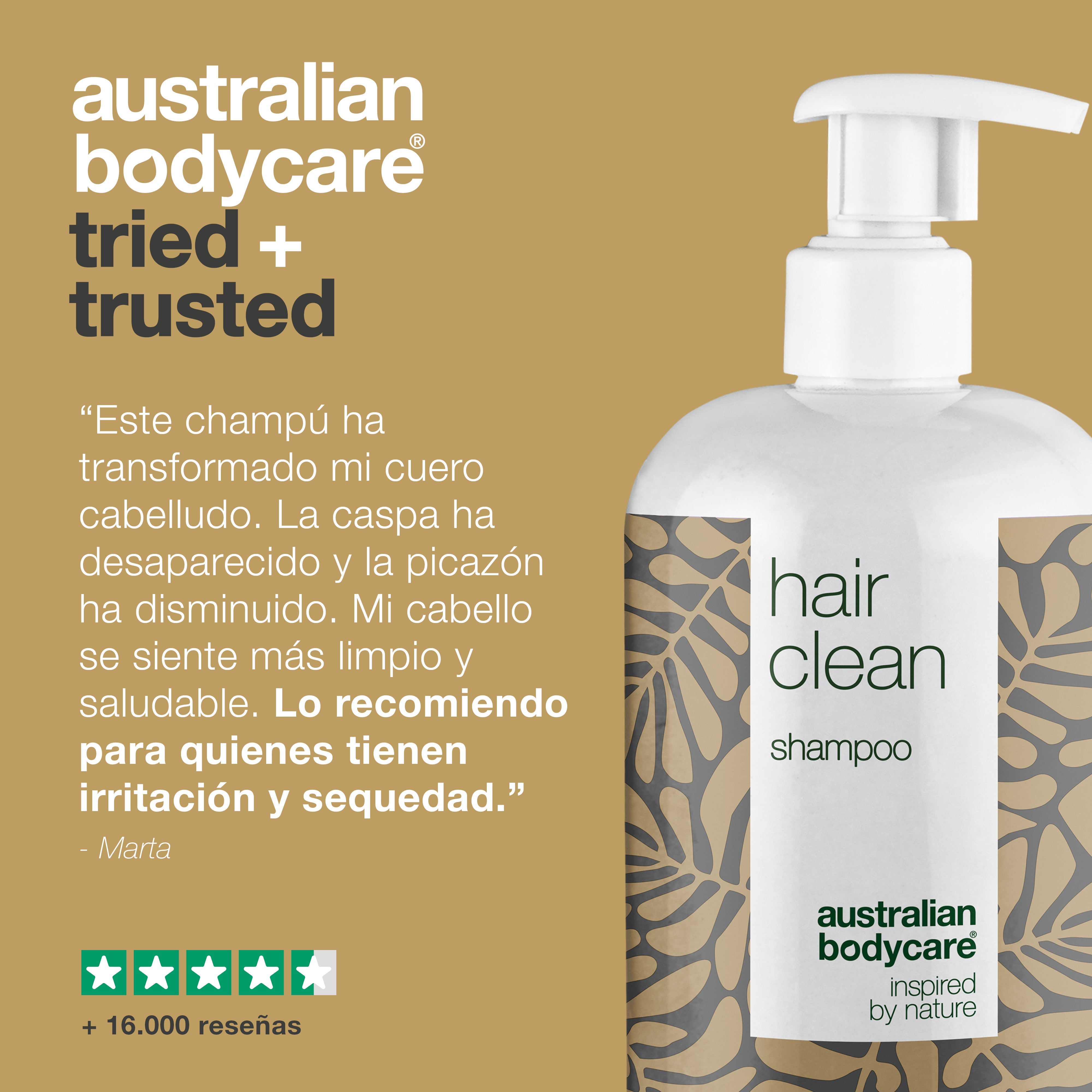 Champú 4x3 Tea Tree 500ml Mirto Limón - Paquete — Paquete con 4 champús (500 ml): Aceite de Árbol de Té Mirto Limón