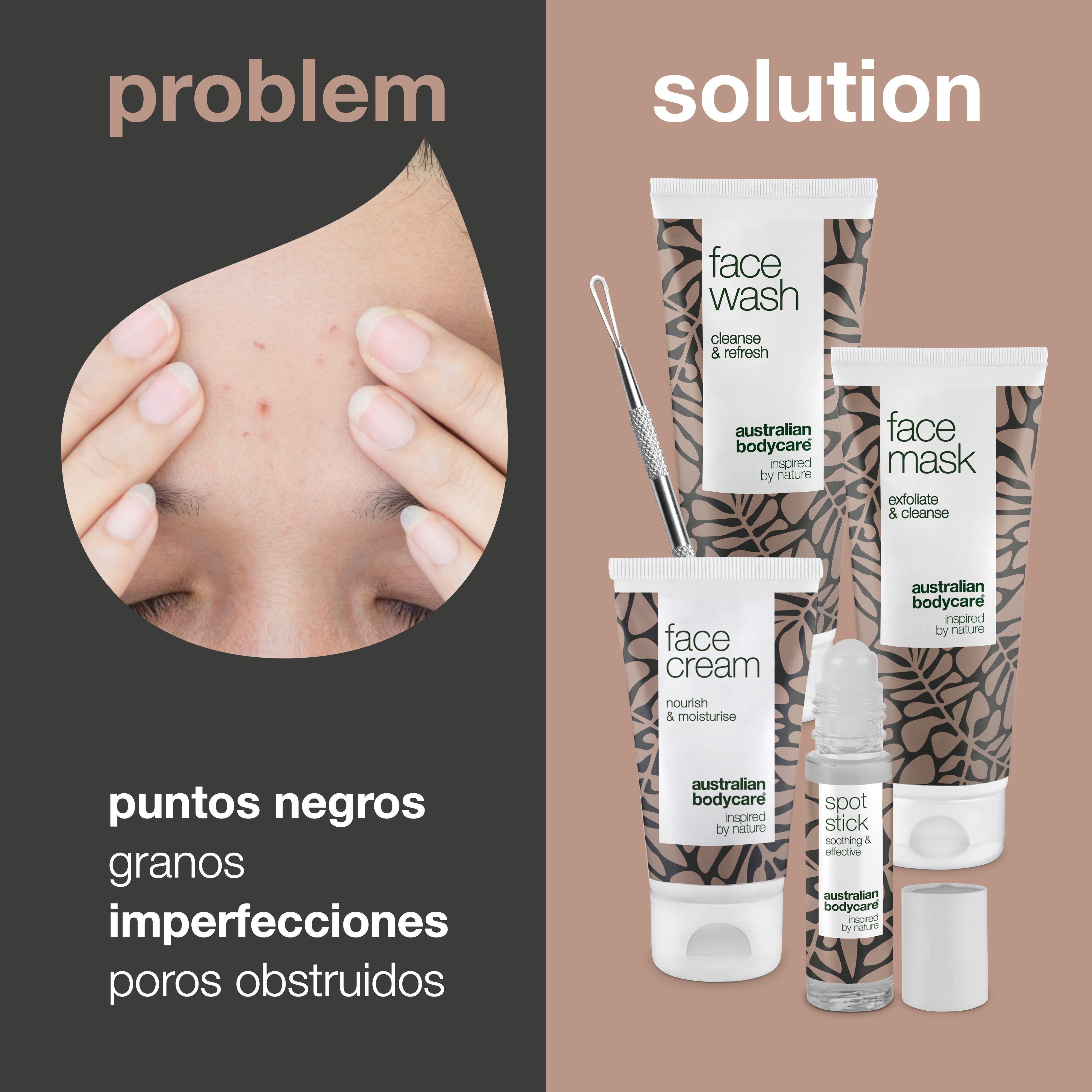 Kit para puntos negros: 5x productos para eliminar los puntos negros de la nariz y la cara