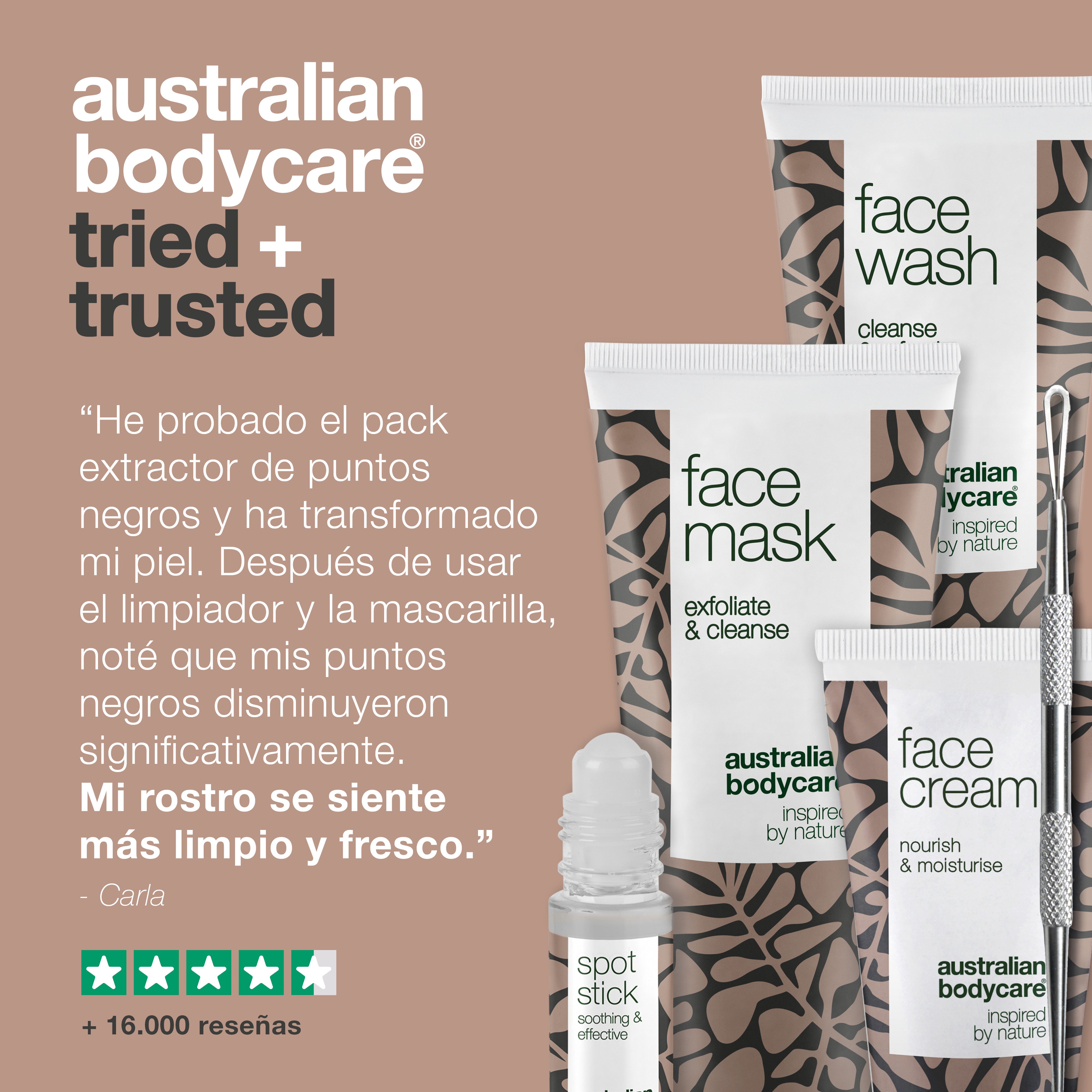 Kit para puntos negros: 5x productos para eliminar los puntos negros de la nariz y la cara
