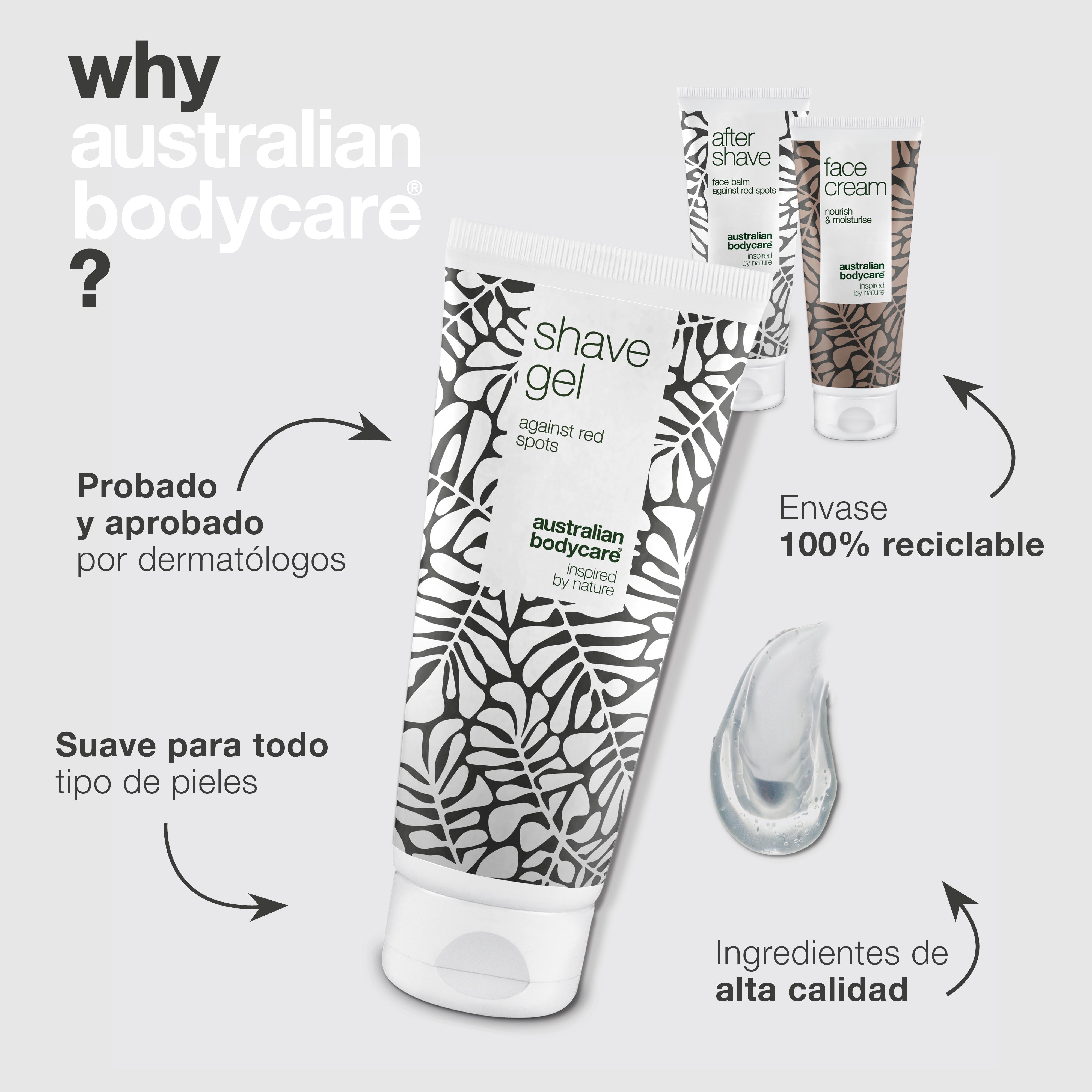 3x productos para las erupciones causadas por el afeitado y el sarpullido: un afeitado limpio y libre de irritaciones y vellos encarnados.