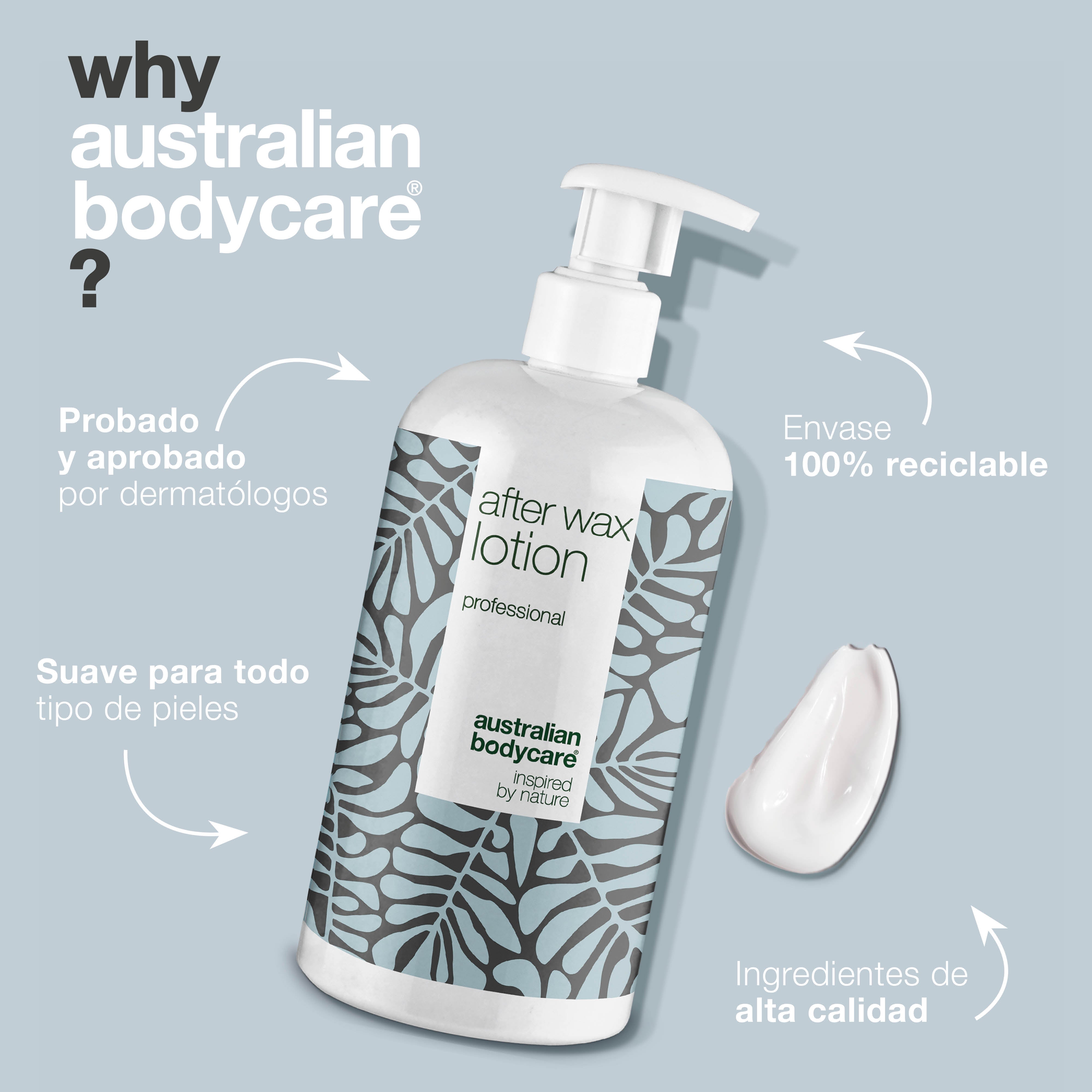 After Wax Lotion: loción para usar después de la depilación