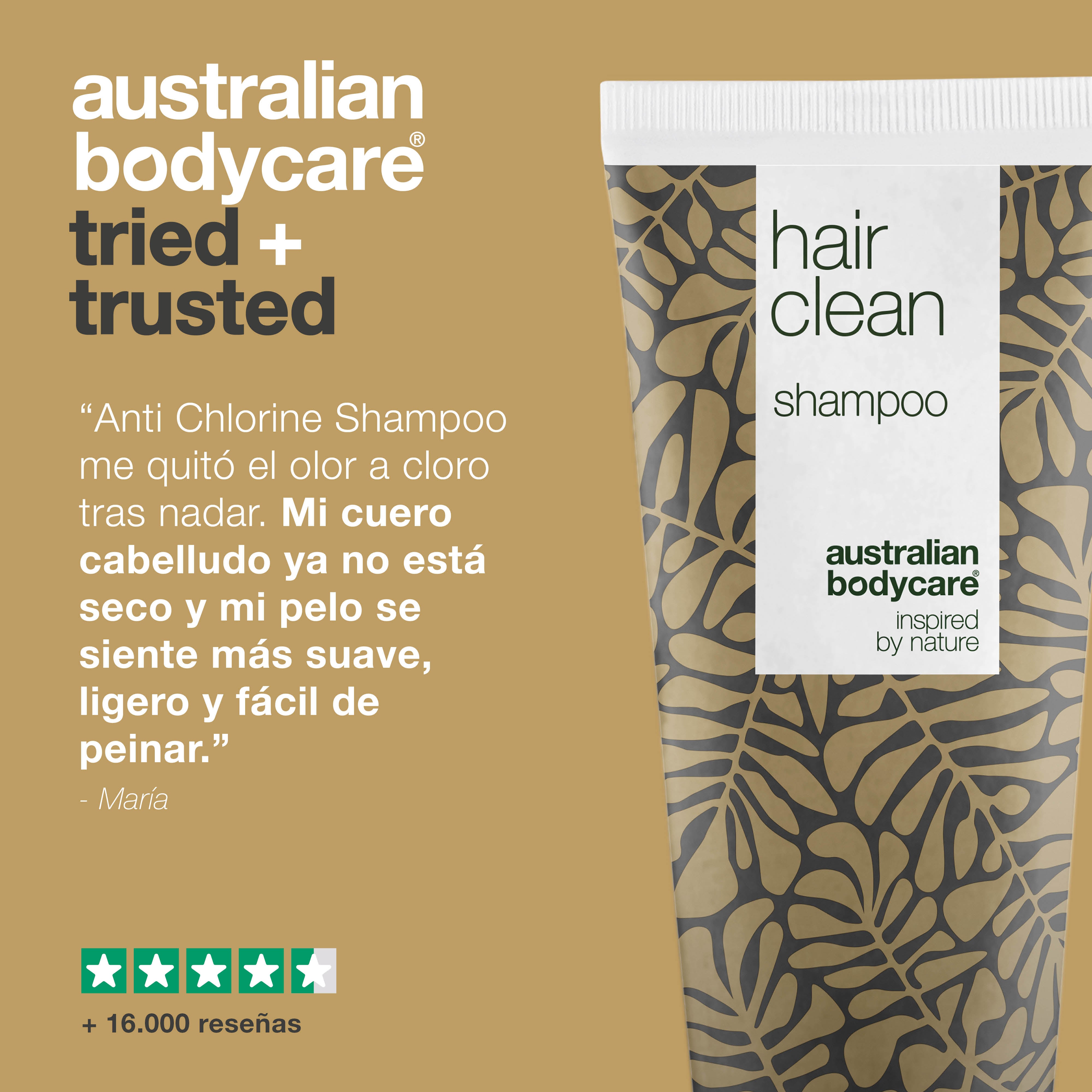 Champú para nadadores: el champú con aceite de árbol de té elimina el olor a cloro
