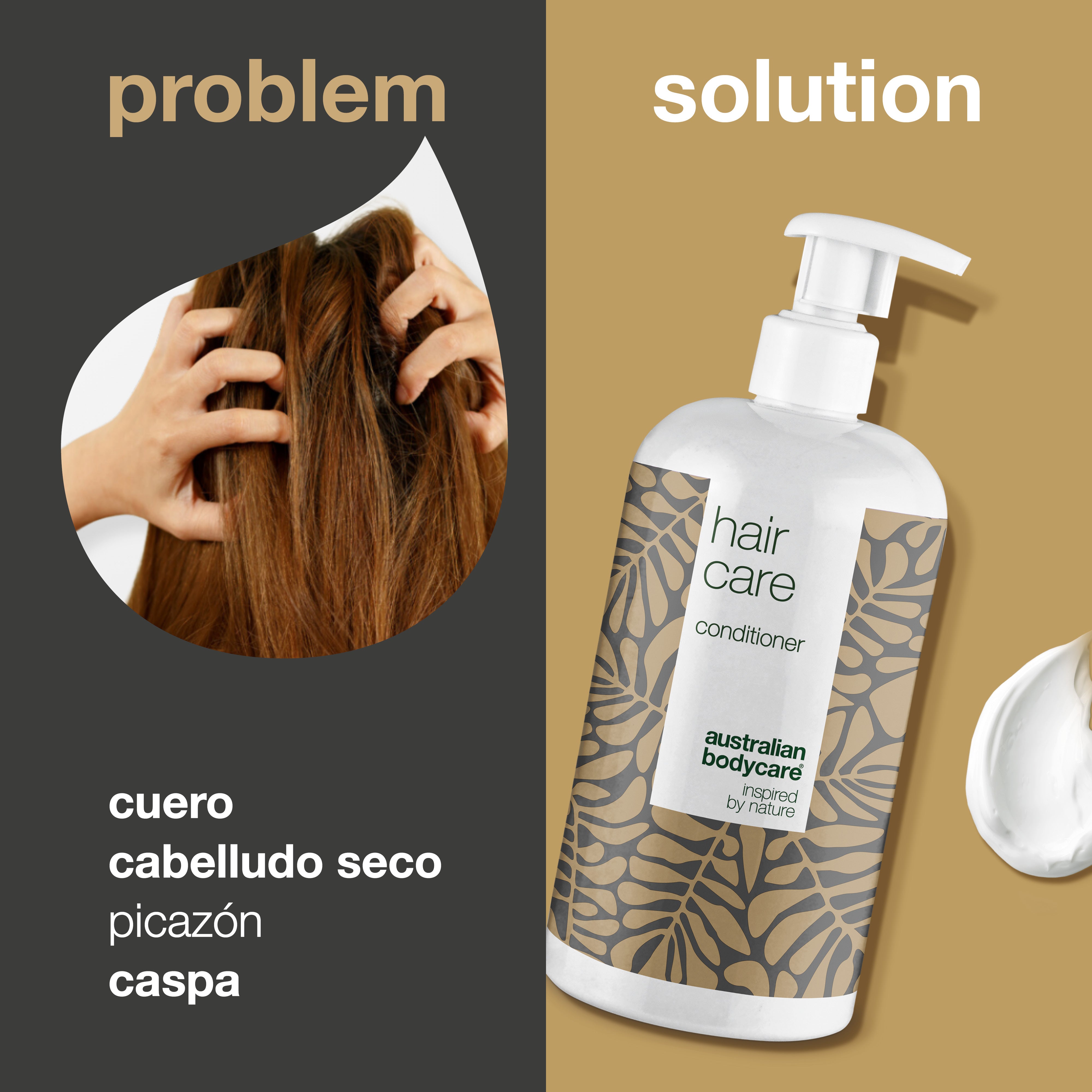 Acondicionador 4 por 3 para el cuidado del cabello 500 ml - Paquete — El paquete contiene 4 bálsamos (500 ml): Aceite de Árbol de Té