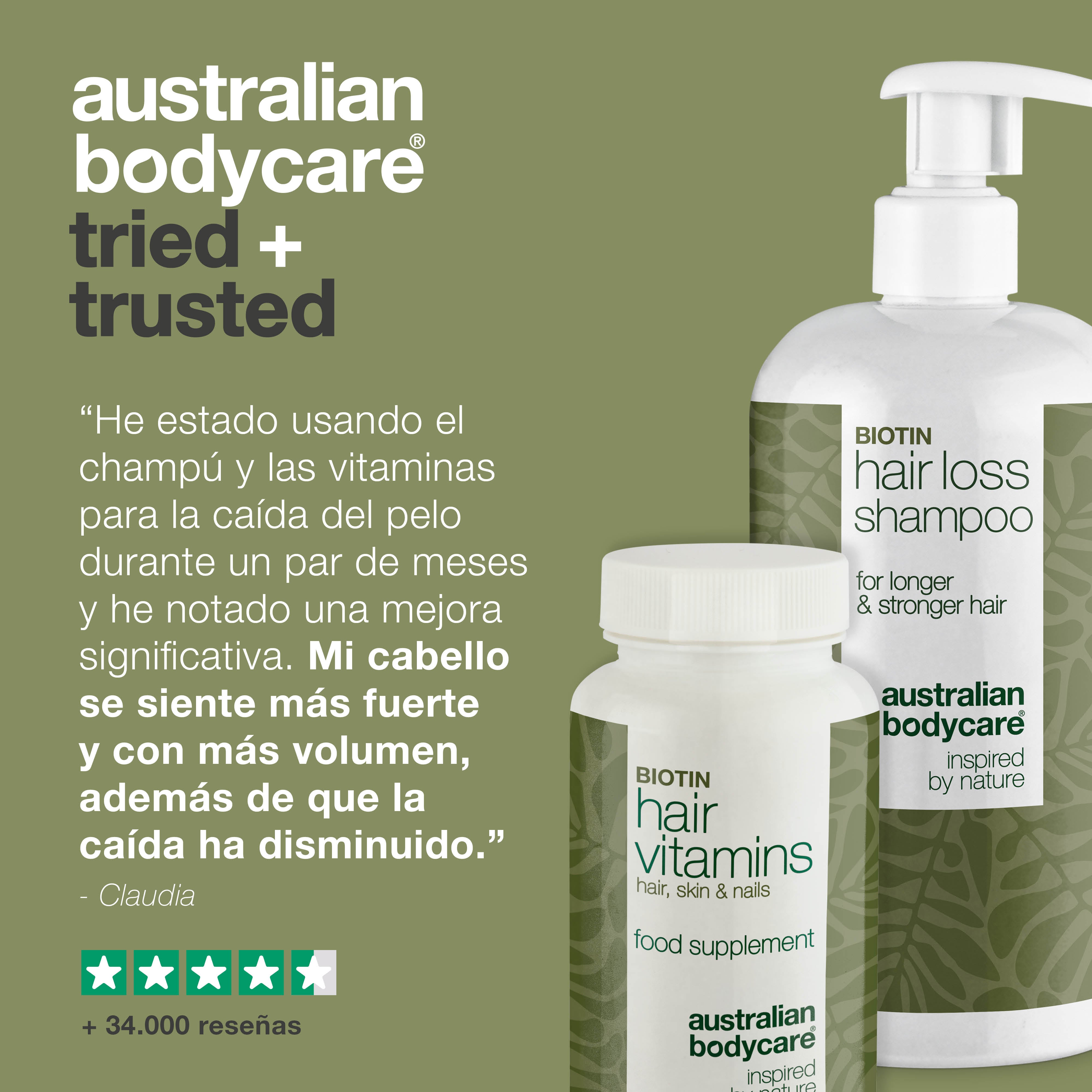 Champús y vitaminas capilares para la caída del pelo — Productos para el cuidado del pelo fino y fino