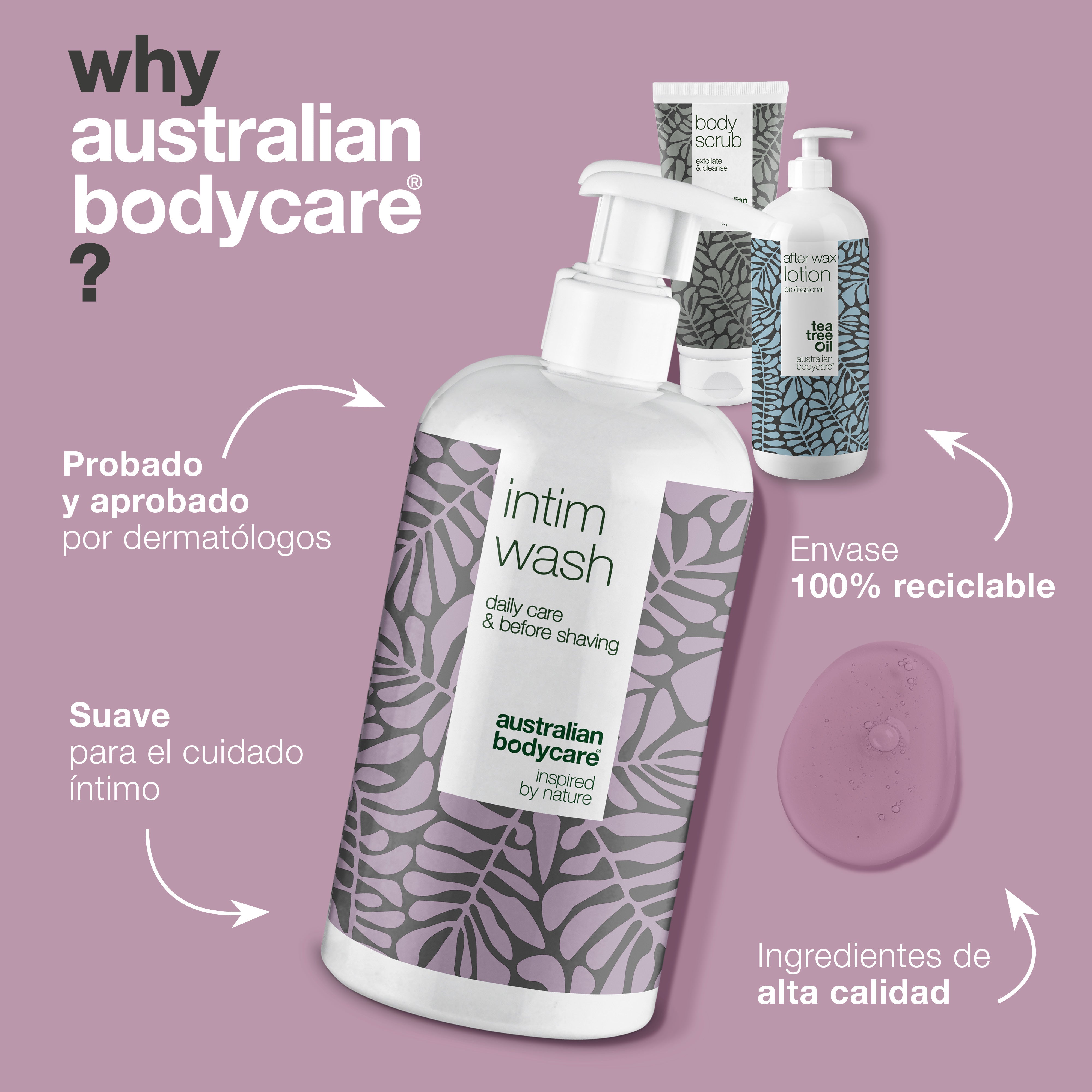 Kit de Cera Brasileña — 3 productos para depilar la línea del bikini y la zona íntima