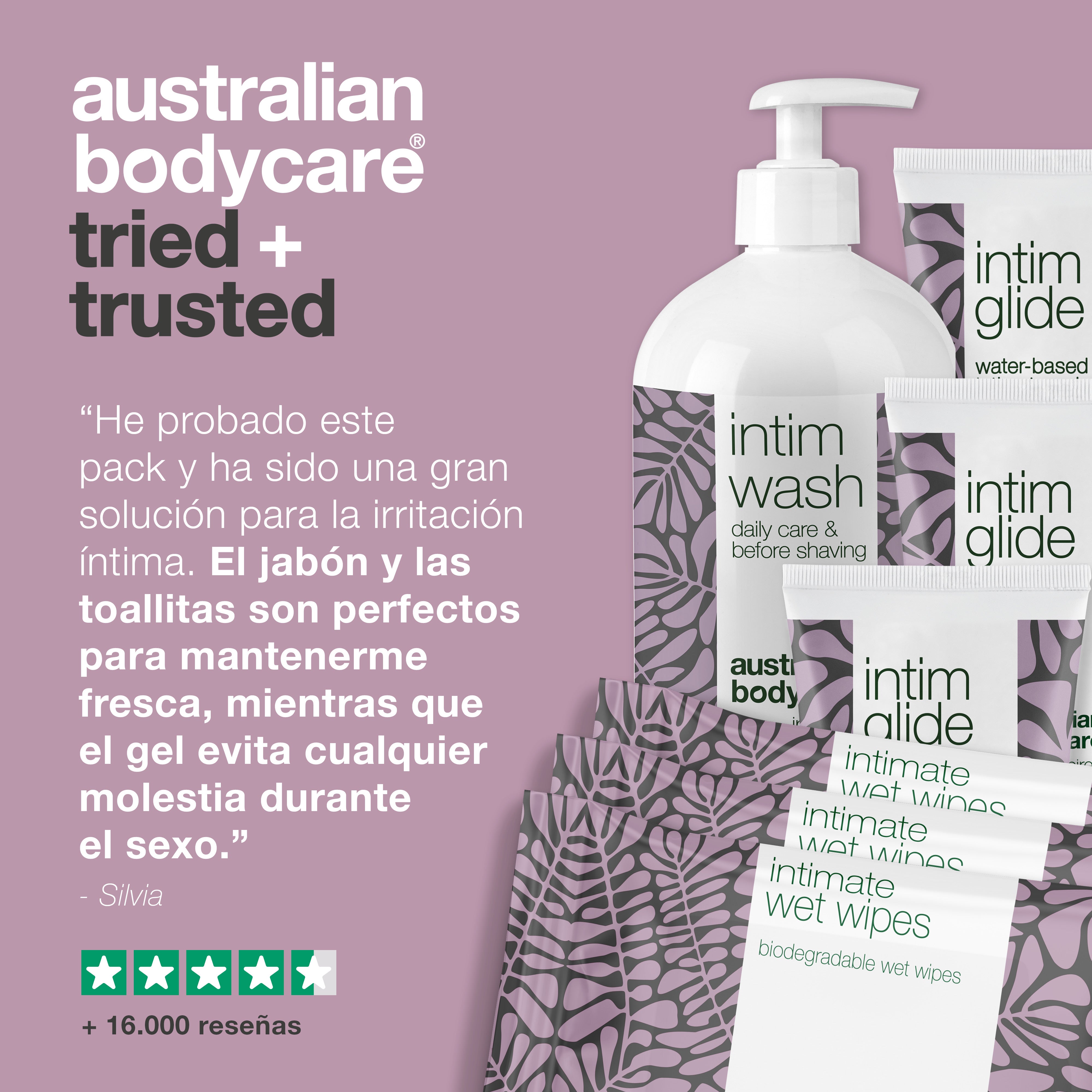 Kit para el cuidado íntimo antes, durante y después del sexo — Productos íntimos para el cuidado de las molestias íntimas antes, durante y después del sexo