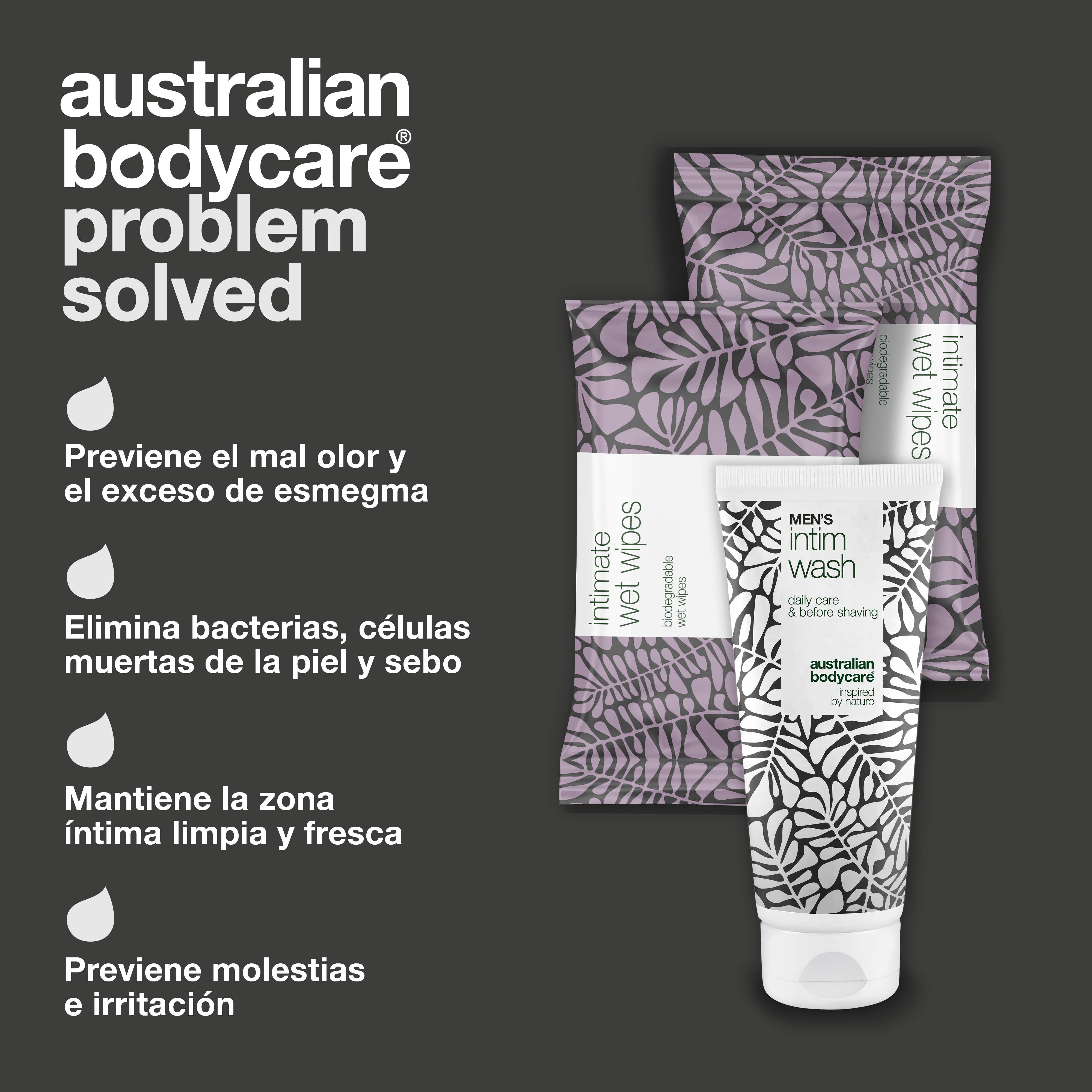 Paquete de cuidado Smegma: limpia la zona íntima y previene el esmegma.