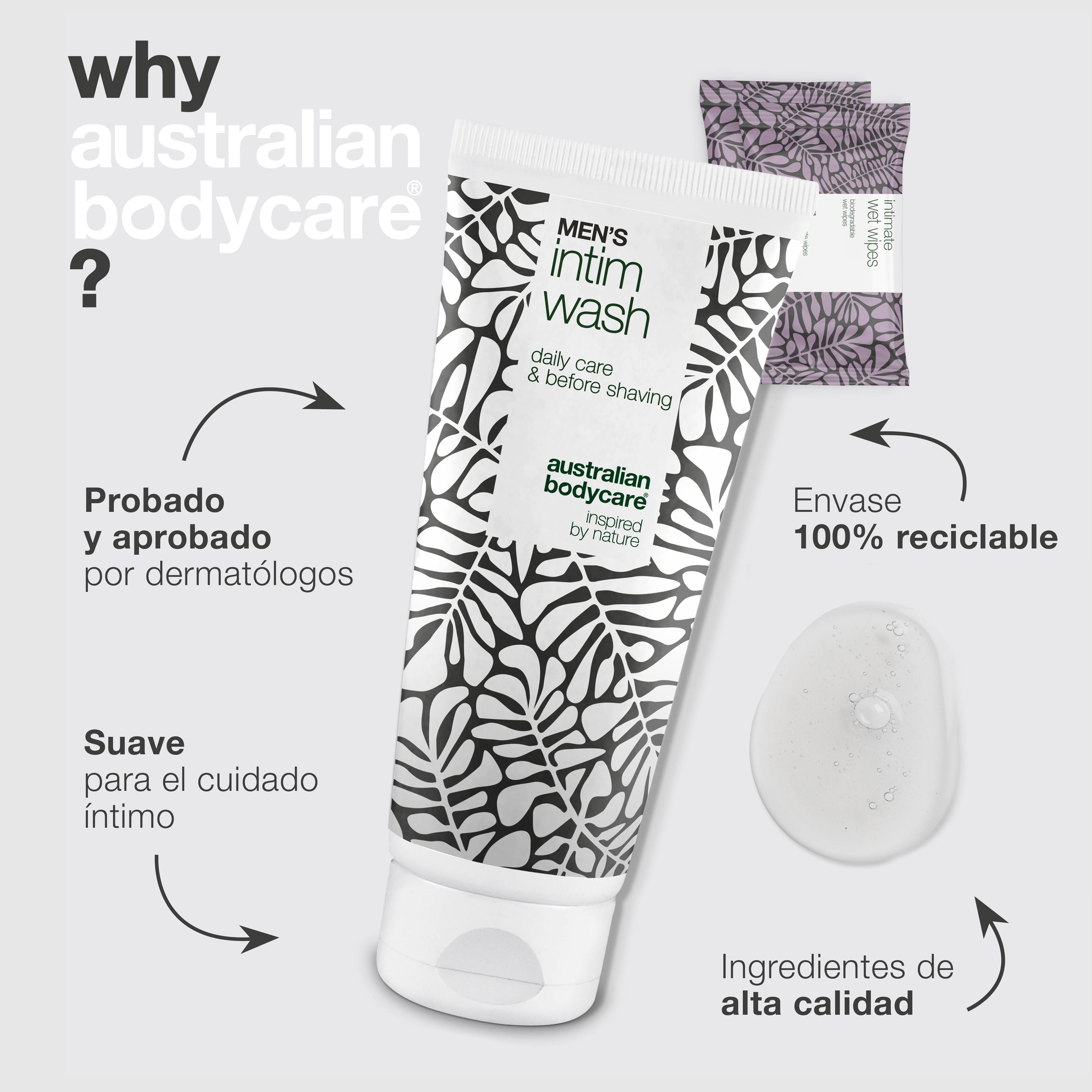 Paquete de cuidado Smegma: limpia la zona íntima y previene el esmegma.