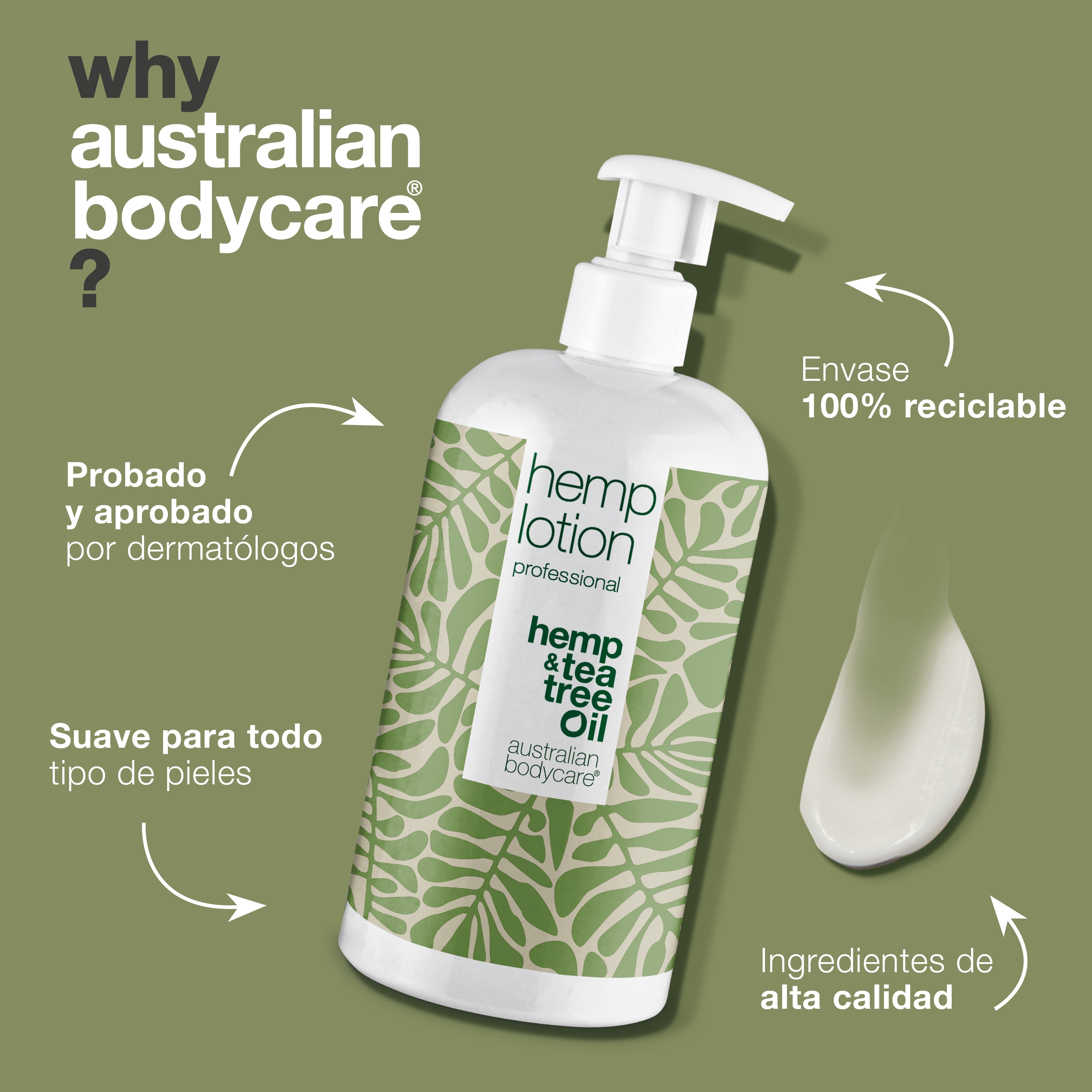 Loción corporal de cáñamo: cuidado hidratante para la piel seca y las espinillas del cuerpo