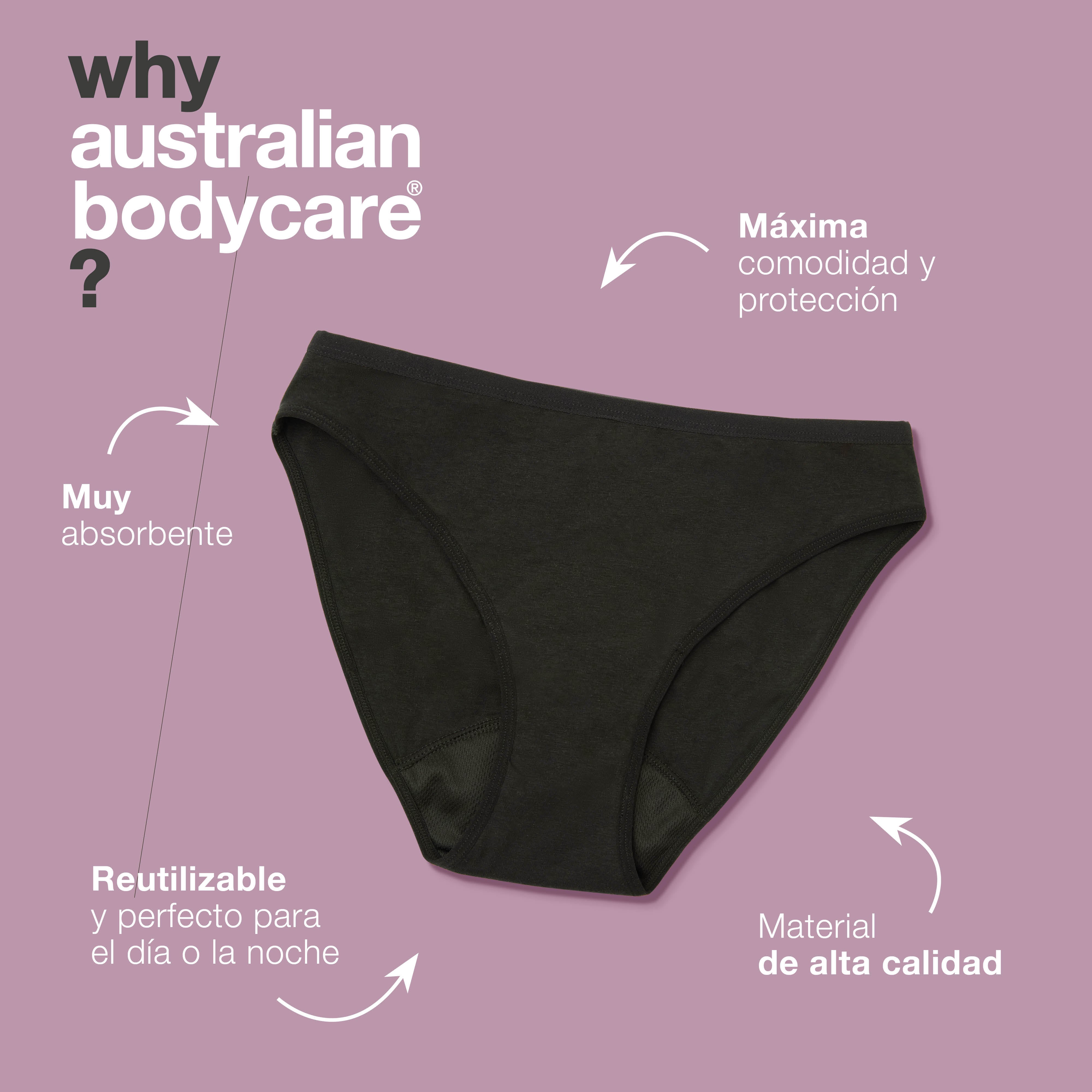 Ropa interior menstrual: diga adiós a las toallas sanitarias y los tampones: pruebe la ropa interior menstrual para obtener máxima comodidad y protección. Reutilizable y perfecto para el día o la noche. Manténgase seco y sin preocupaciones.