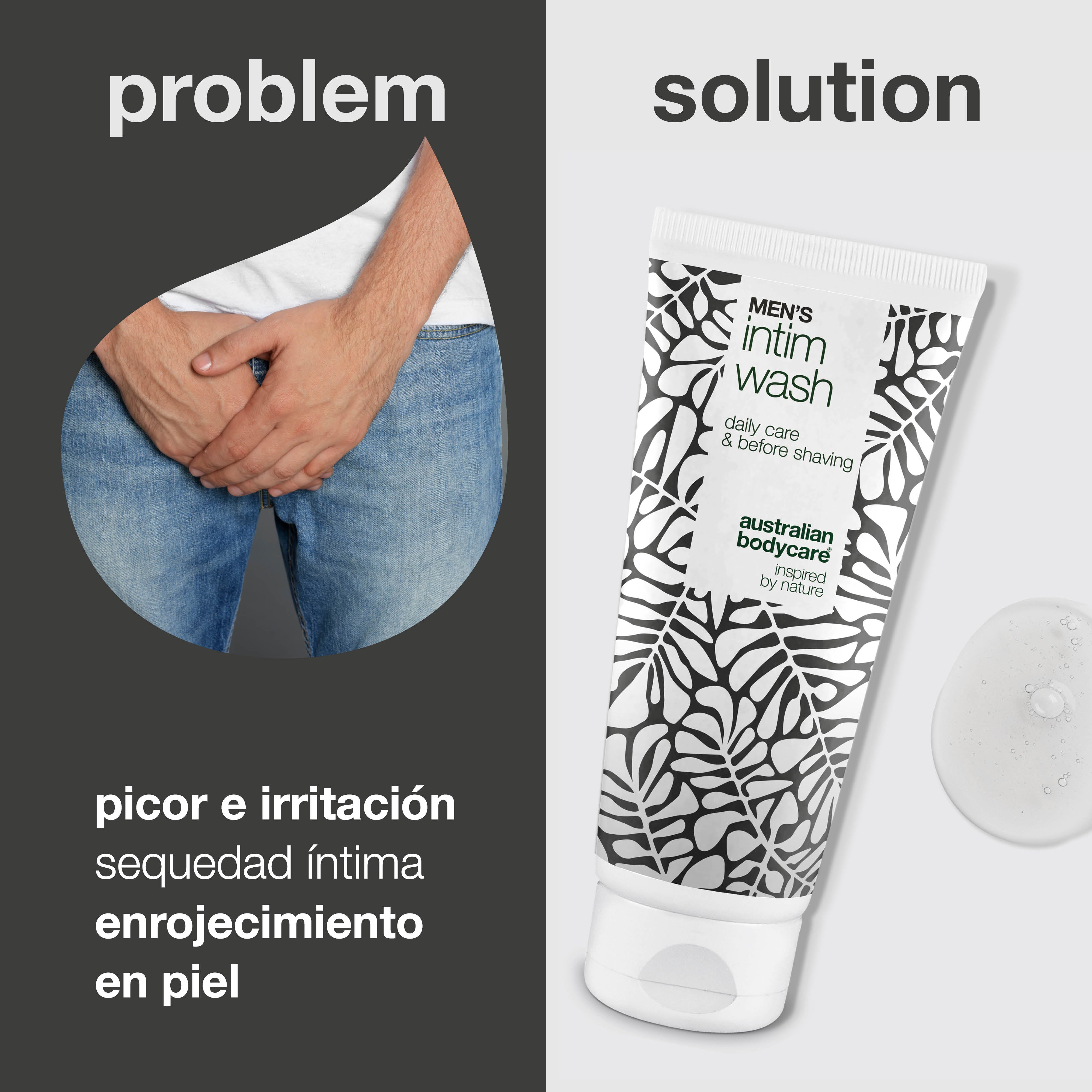 Jabón Íntimo para Hombres – Cuidado Suave para la Higiene Diaria — Jabón íntimo eficaz para hombres. Ayuda a prevenir irritaciones y molestias en zonas sensibles. Cuidado natural para una piel limpia y sana.