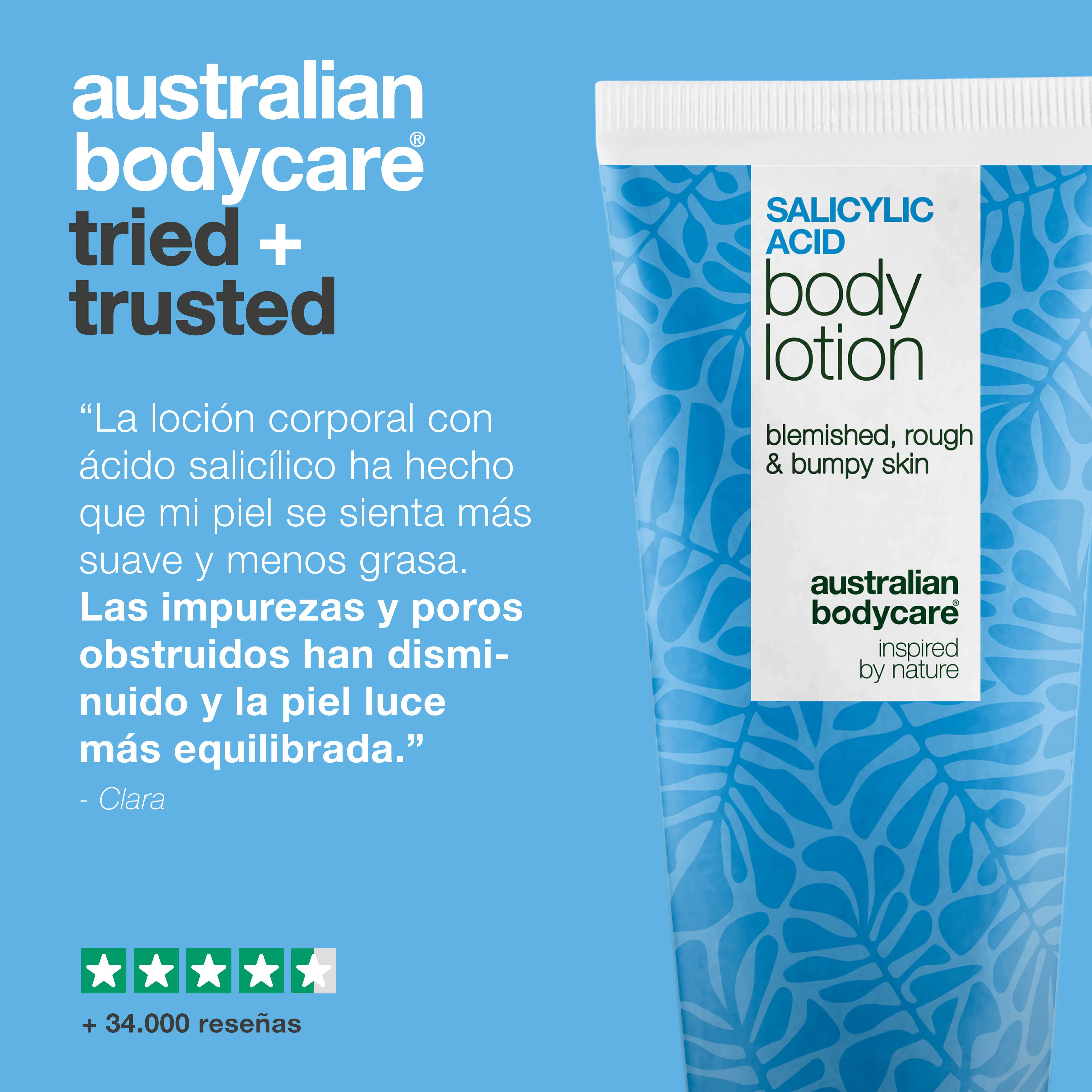 Loción corporal con ácido salicílico – piel seca y áspera — Loción corporal con ácido salicílico – piel seca y áspera