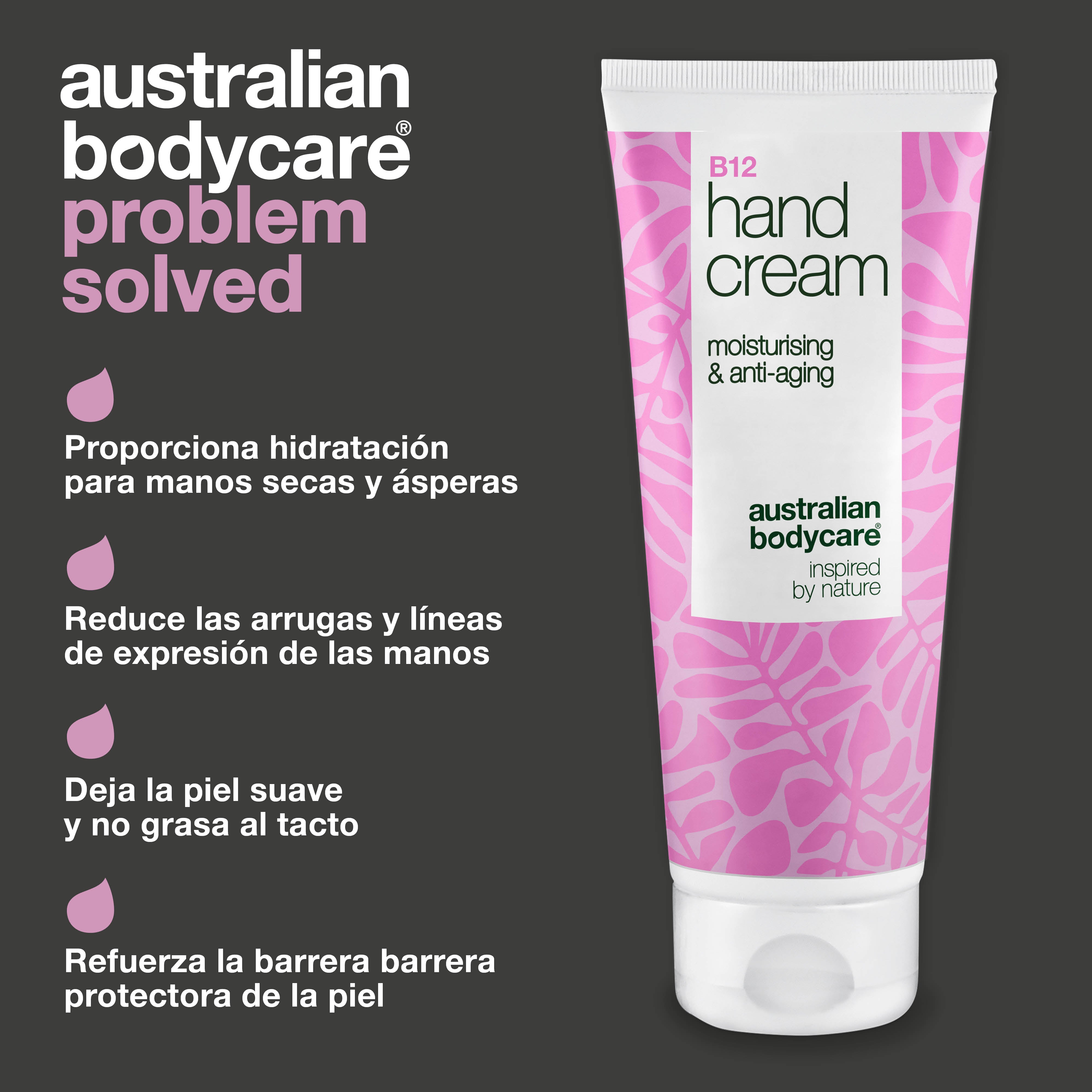 Crema de manos B12 para manos secas y arrugadas: hidratación y cuidado: obtenga manos suaves y jóvenes con la crema de manos B12. Reduce la sequedad y las arrugas con una hidratación intensa.