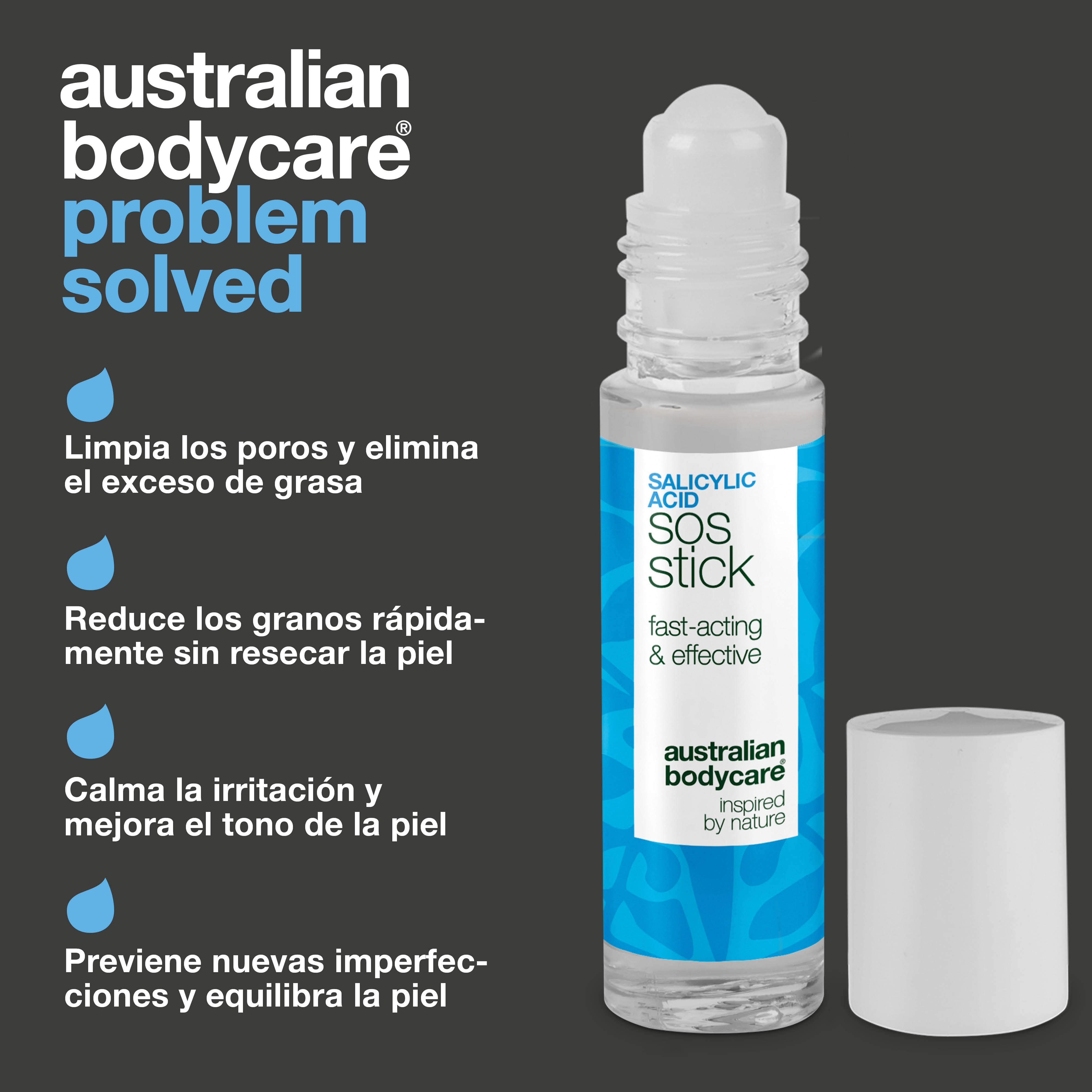 Stick SOS con ácido salicílico – reduce granos y rojeces, limpia los poros y calma la piel